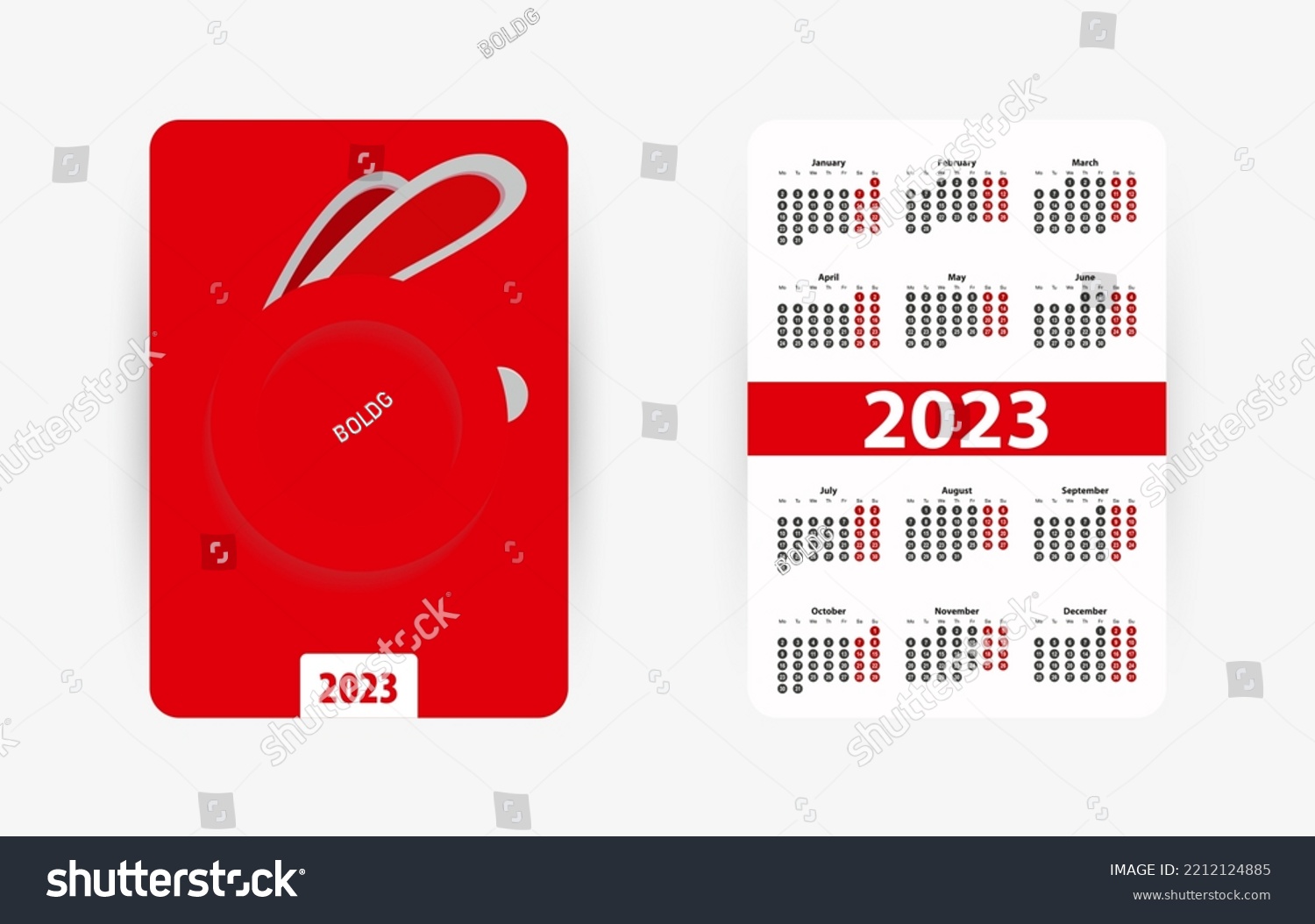 pocket-vertical-calendar-2023-year-calendar-stock-vector-royalty-free