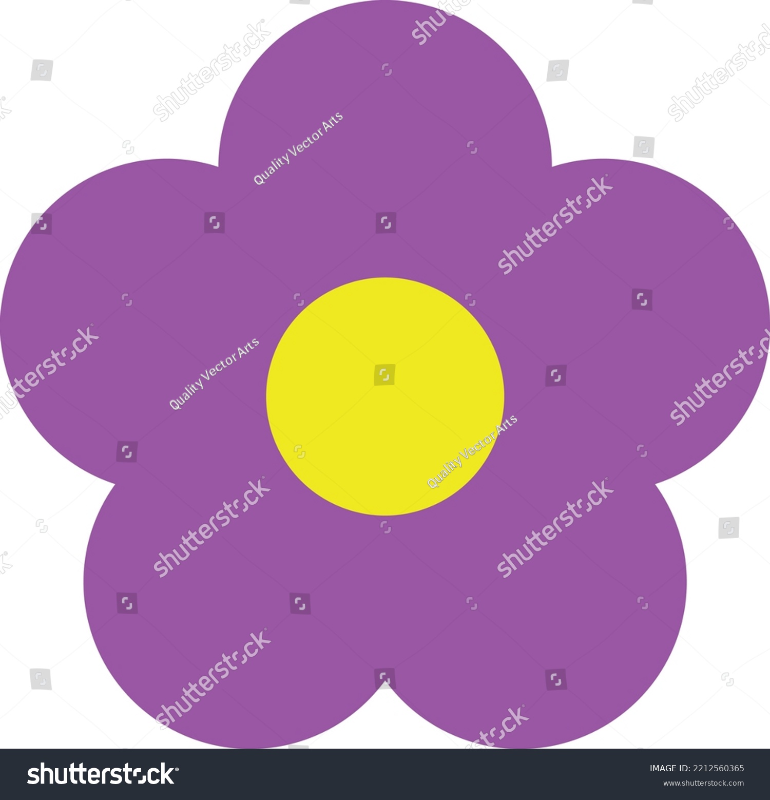 Flower Petal Clipart Editable File Vector Stock Vector (Royalty Free ...