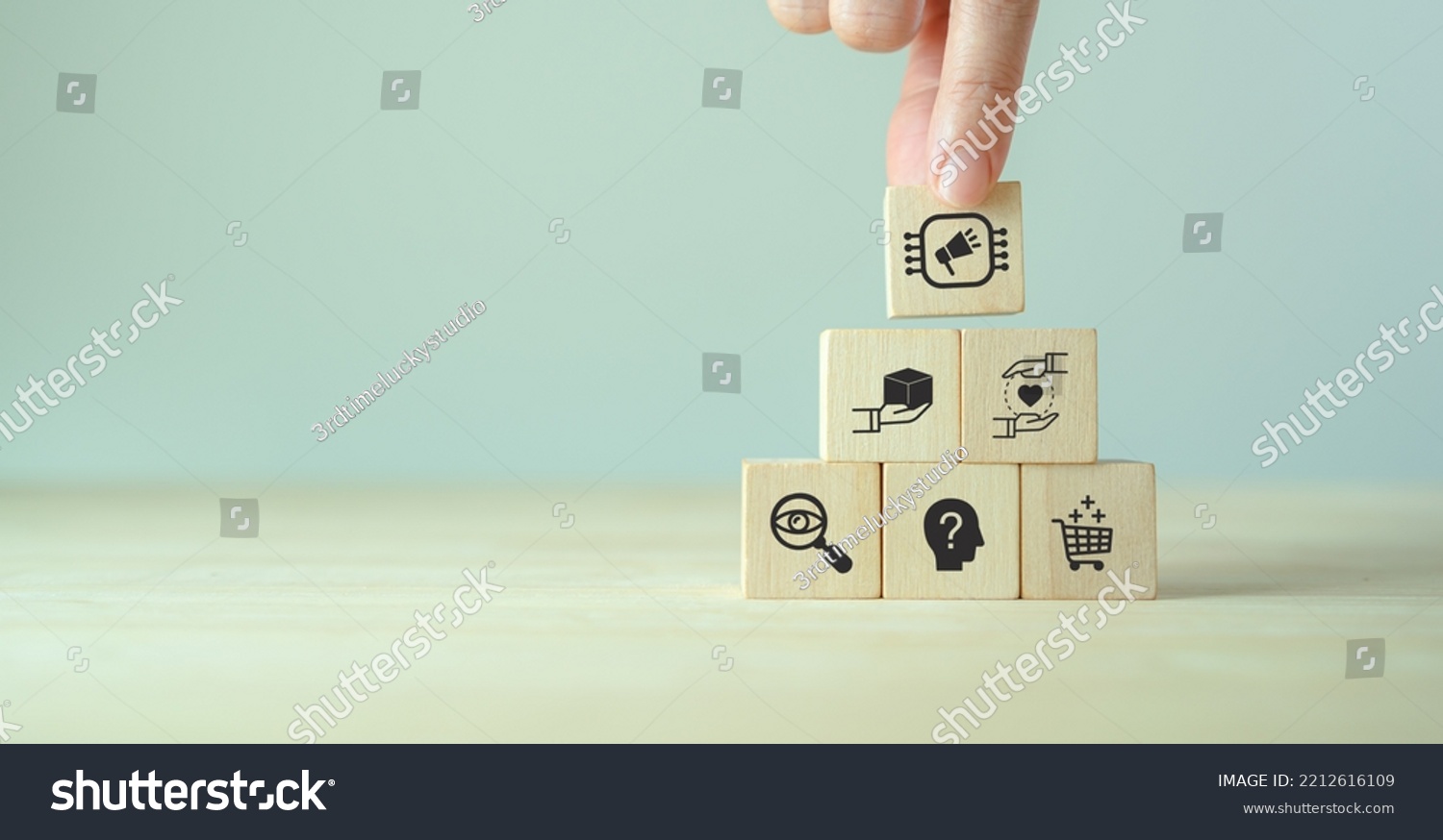 Marketing Automation Customer Journey Strategy Concept Stock Photo ...