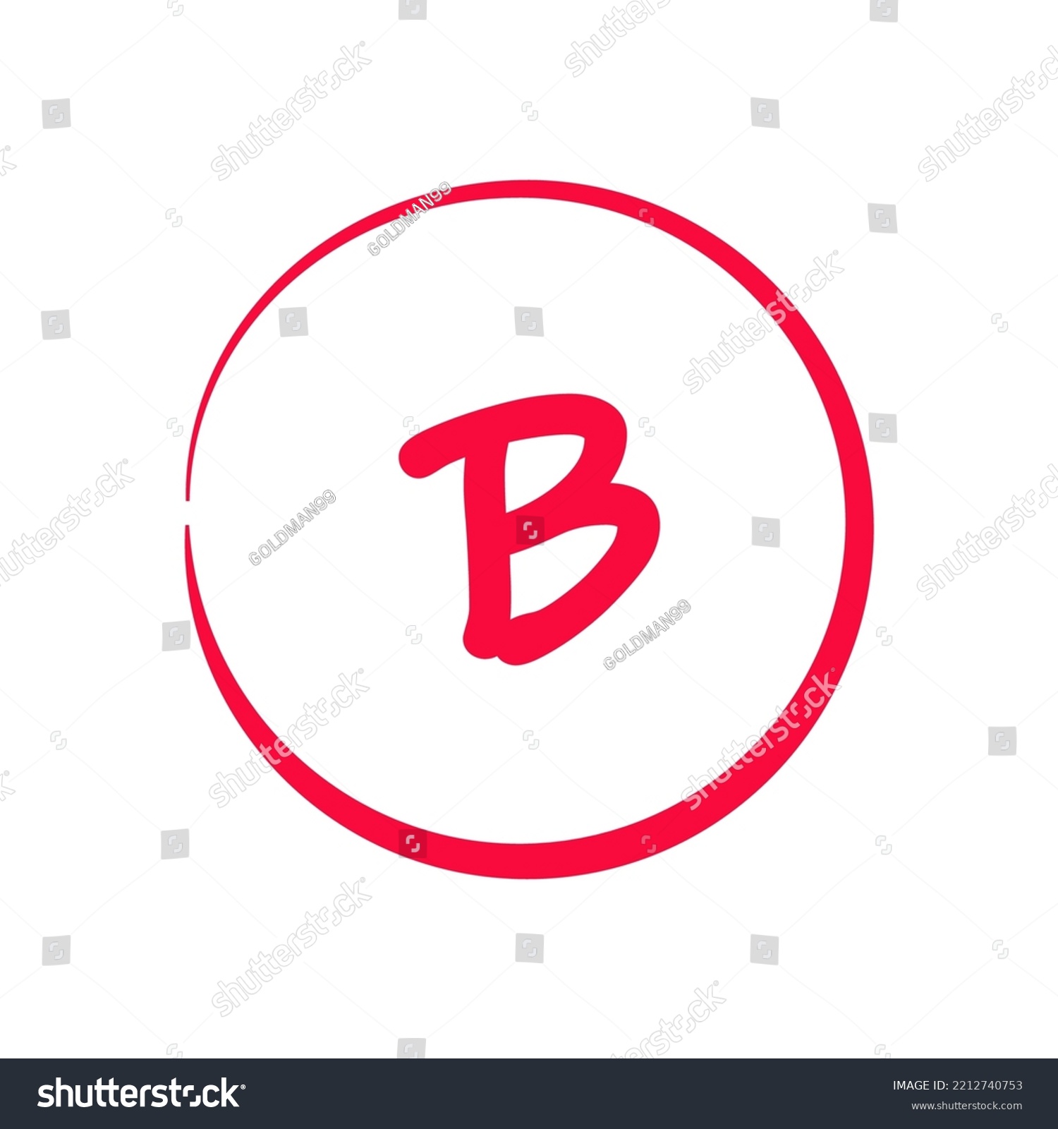 Grading System B Grades School Sign Stock Vector (Royalty Free ...