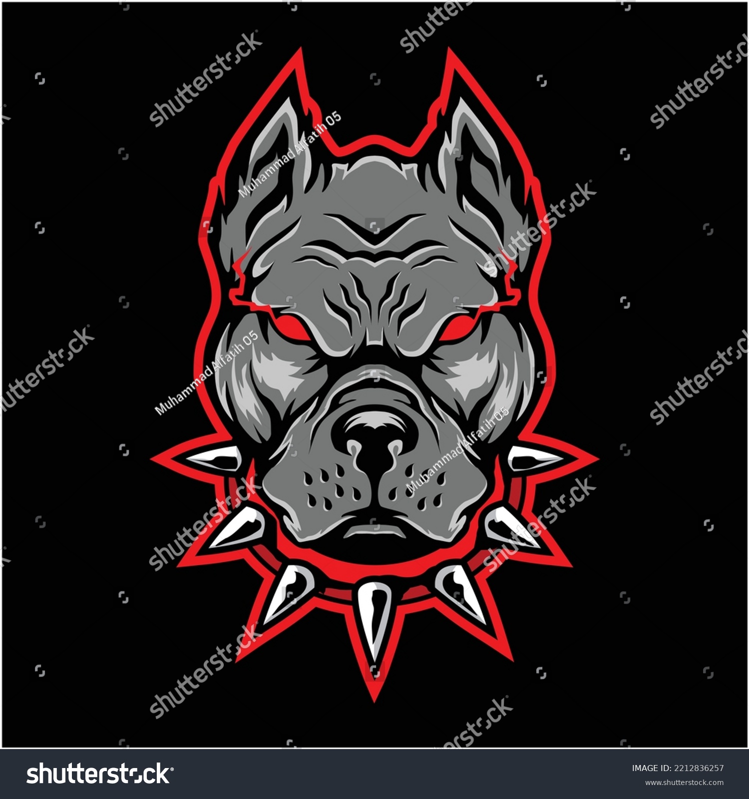 Illustration Dog Vector Stock Vector (Royalty Free) 2212836257 ...