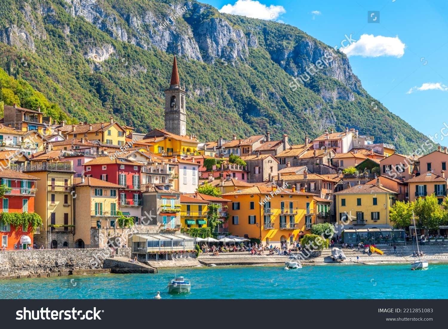 Varenna Italy September 19 2022 Colorful Stock Photo 2212851083   Stock Photo Varenna Italy September The Colorful Italian Lakefront Village Of Varenna With 2212851083 