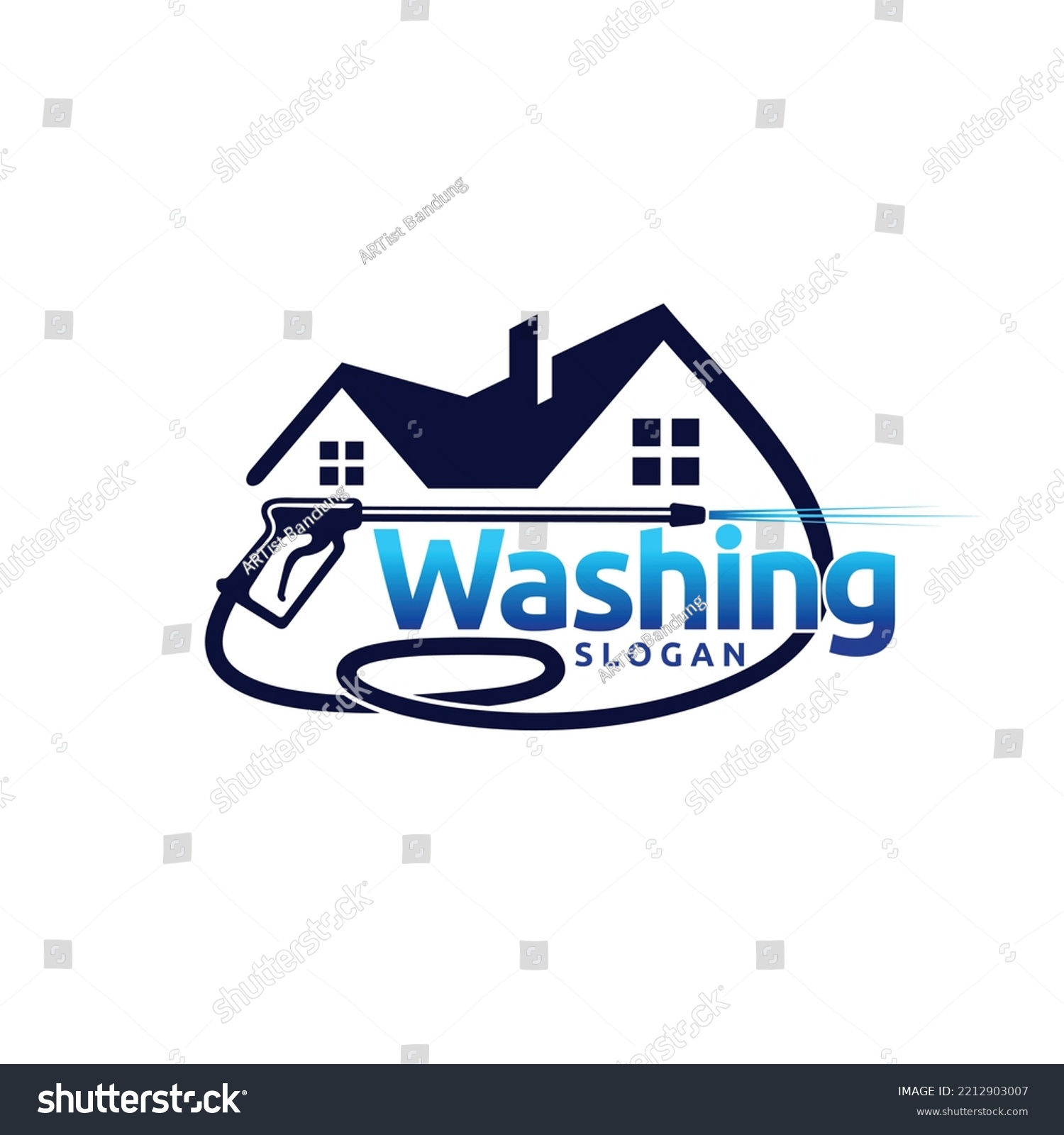 Power Wash Logo Washing Logo Design Stock Vector (Royalty Free ...