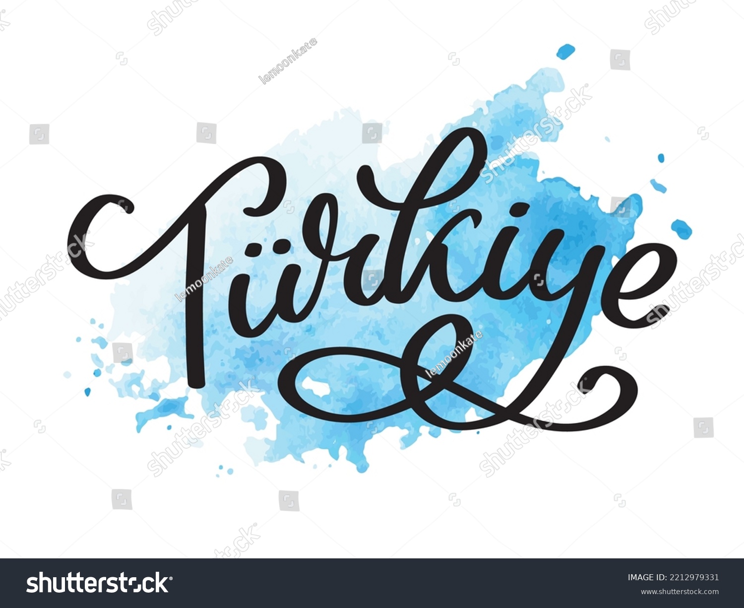 Text Turkish Turkey Lettering Handwritten Name Stock Vector (Royalty Text Turkish Turkey Lettering Handwritten Name Stock Vector (Royalty