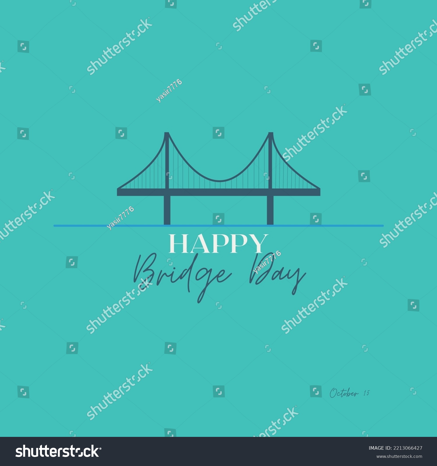 Bridge Day On October 15 Very Stock Illustration 2213066427 Shutterstock