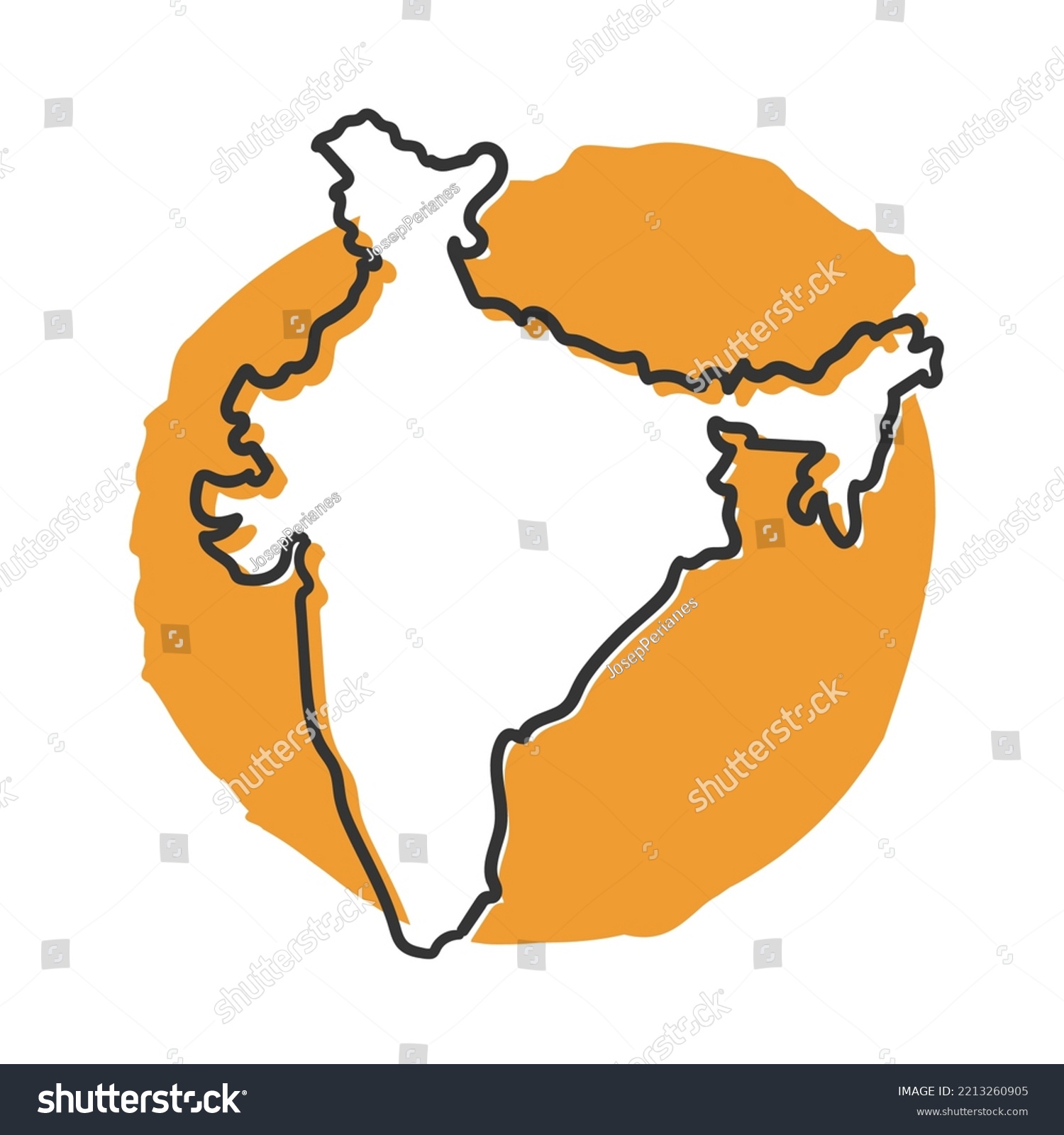 India Map Traditional Doodle Icons Sketch Stock Vector Royalty Free Shutterstock