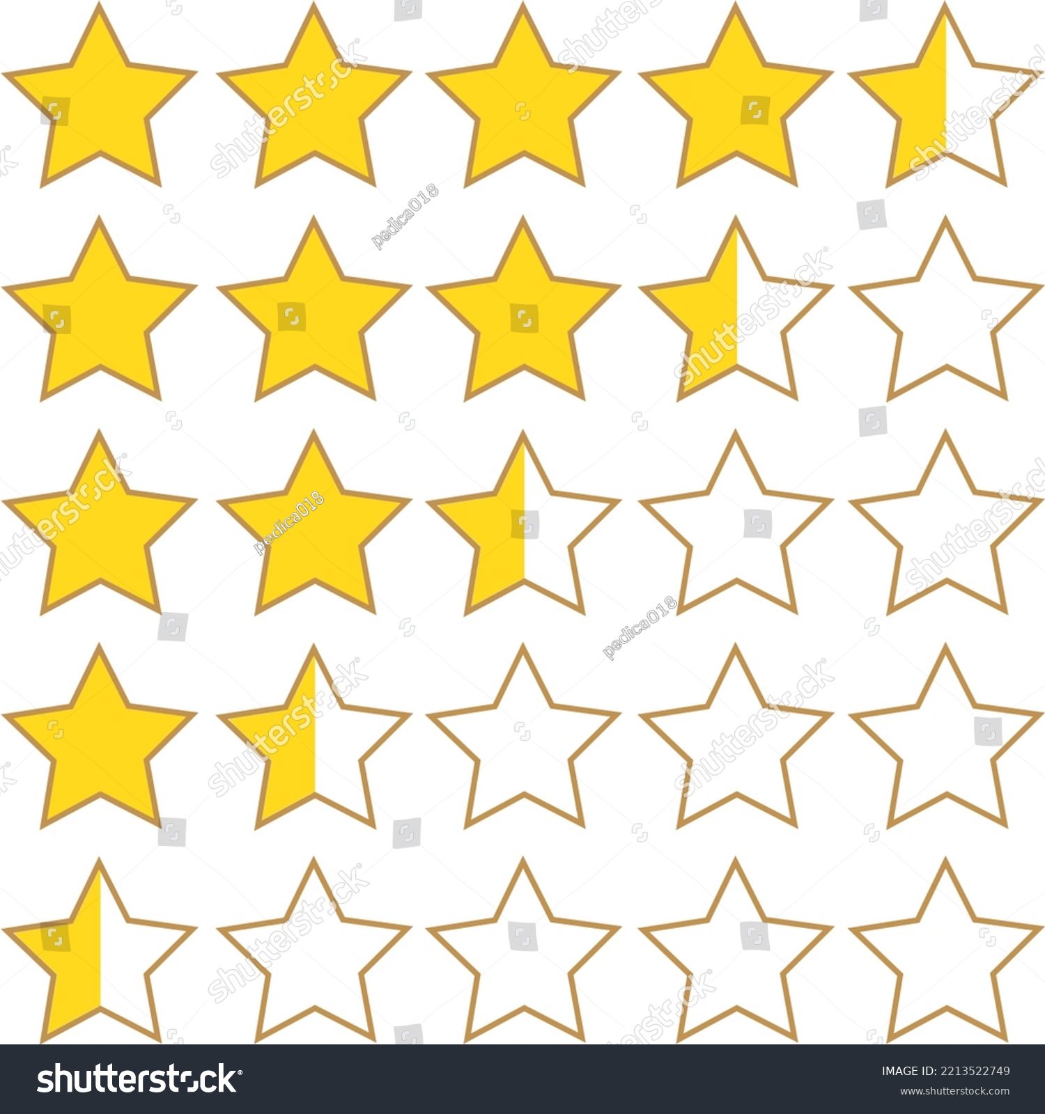 Yellow White Stars Design Texture Stock Illustration 2213522749 ...