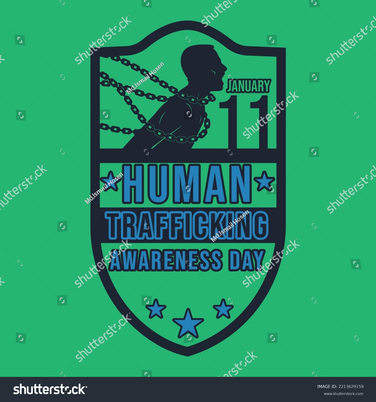 Human Trafficking Awareness Day Held On Stock Vector Royalty Free 2213629159 Shutterstock 