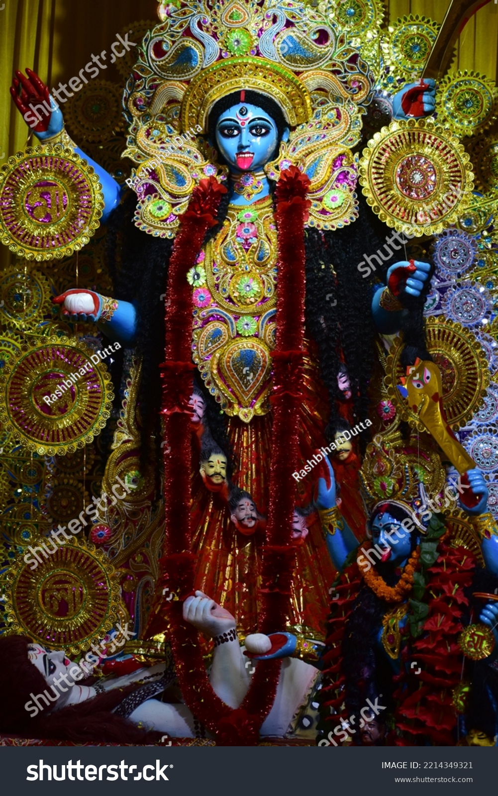 Kali Puja Known Shyama Puja Festival Stock Photo 2214349321 | Shutterstock