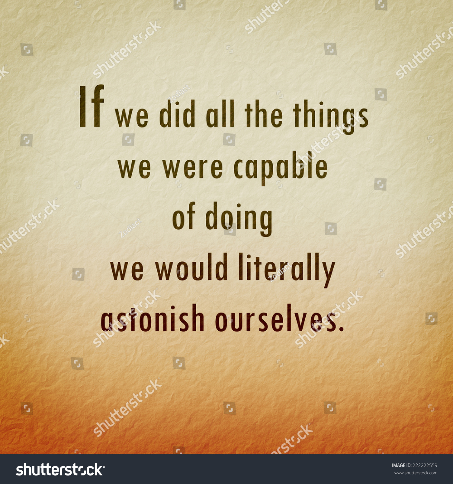 Life Quote Inspirational Quote Thomas Alva Stock Illustration 222222559 ...