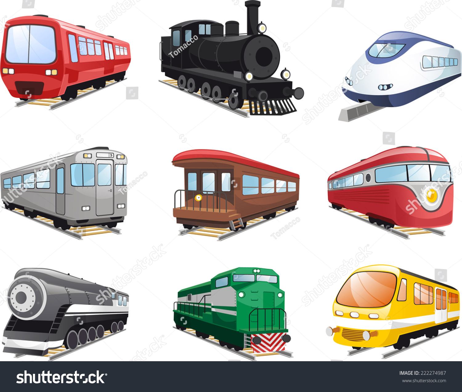 train set cartoon