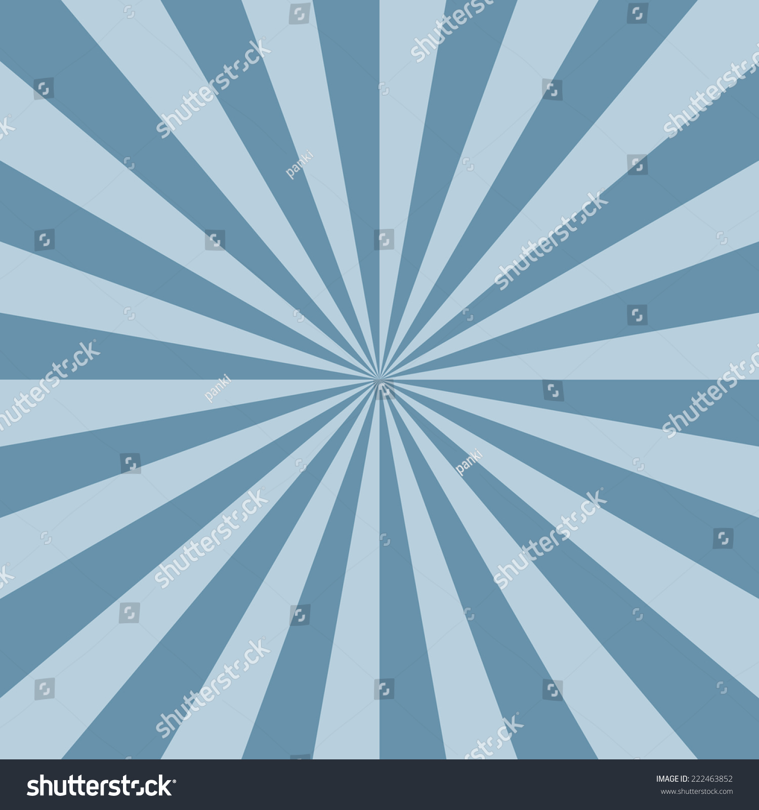 Sun Burst Background Blue Stock Vector (Royalty Free) 222463852 ...