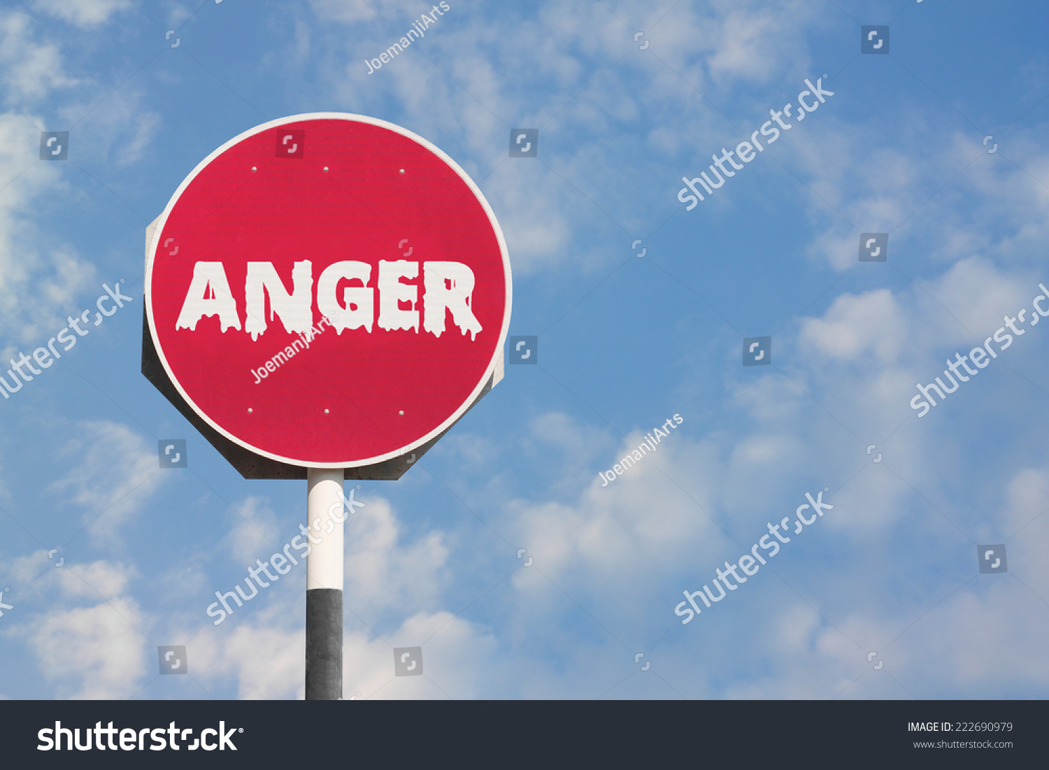 Anger Sign Stock Photo 222690979 | Shutterstock