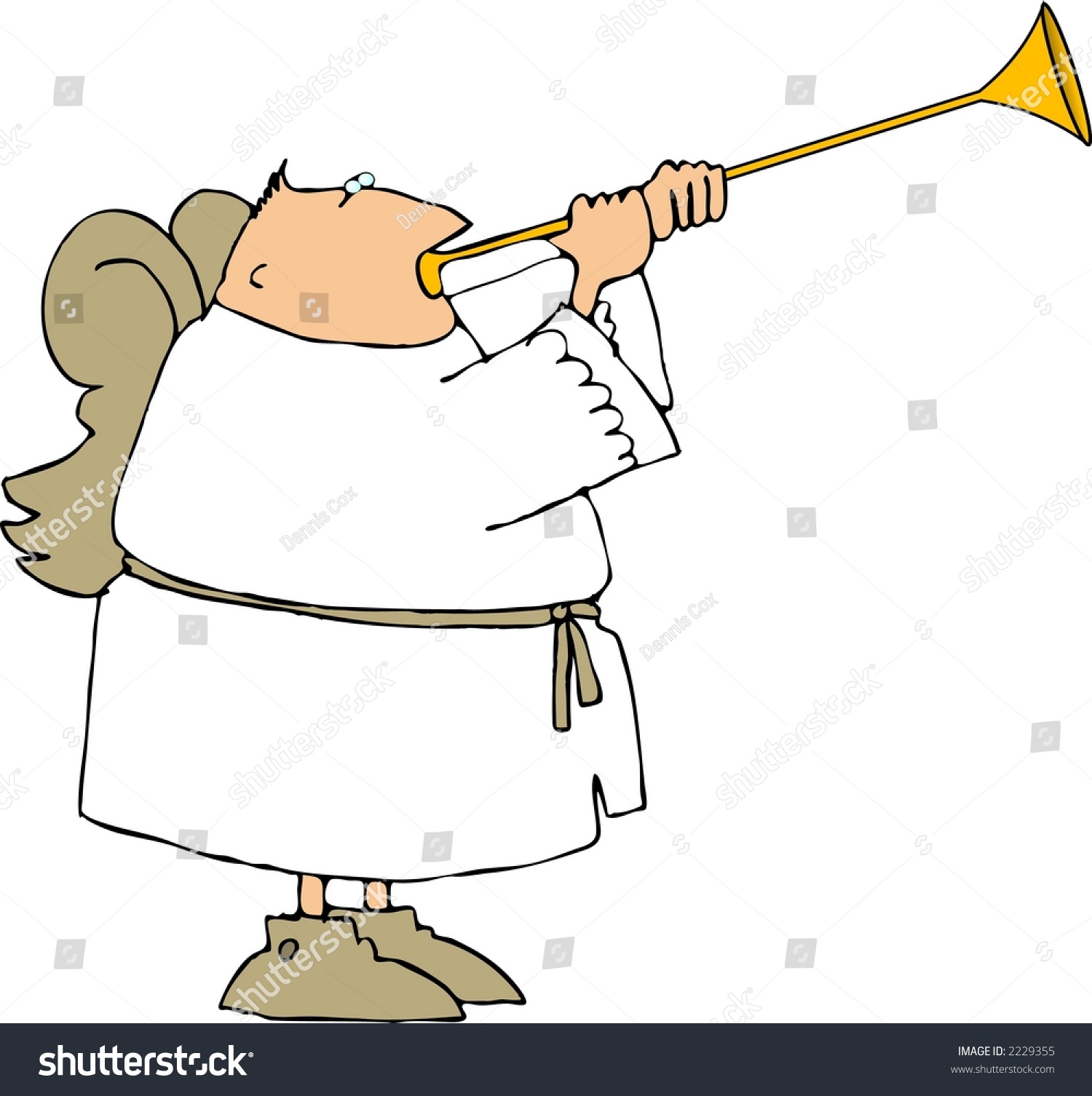 Angel Trumpeter Stock Illustration 2229355 | Shutterstock