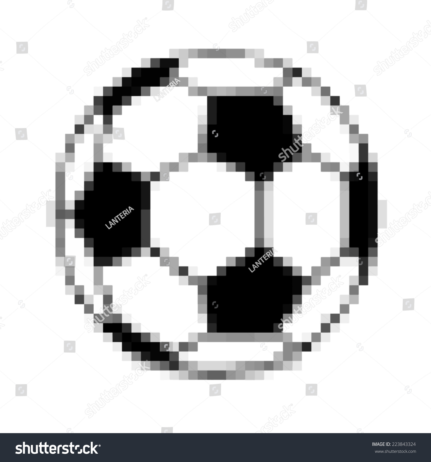 Мяч из пикселей