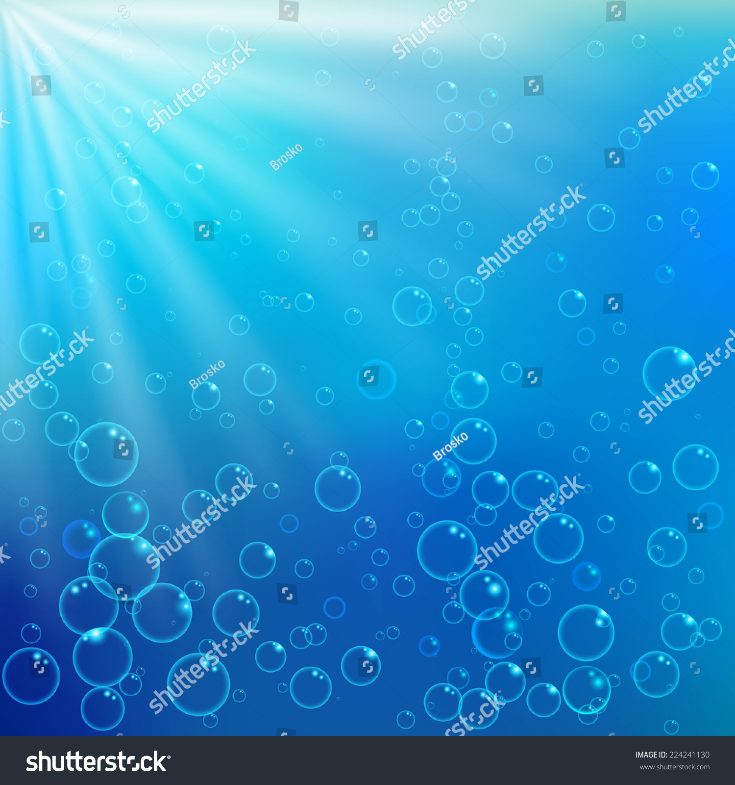 Vector Bubbles Water Stock Vector Royalty Free Shutterstock