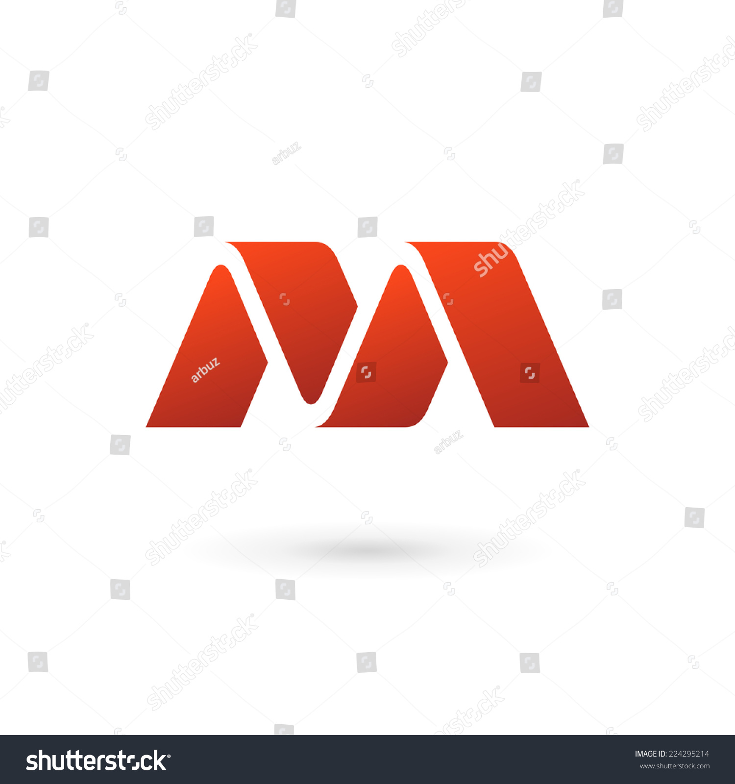 Letter M Logo Icon Design Template Stock Vector (Royalty Free ...