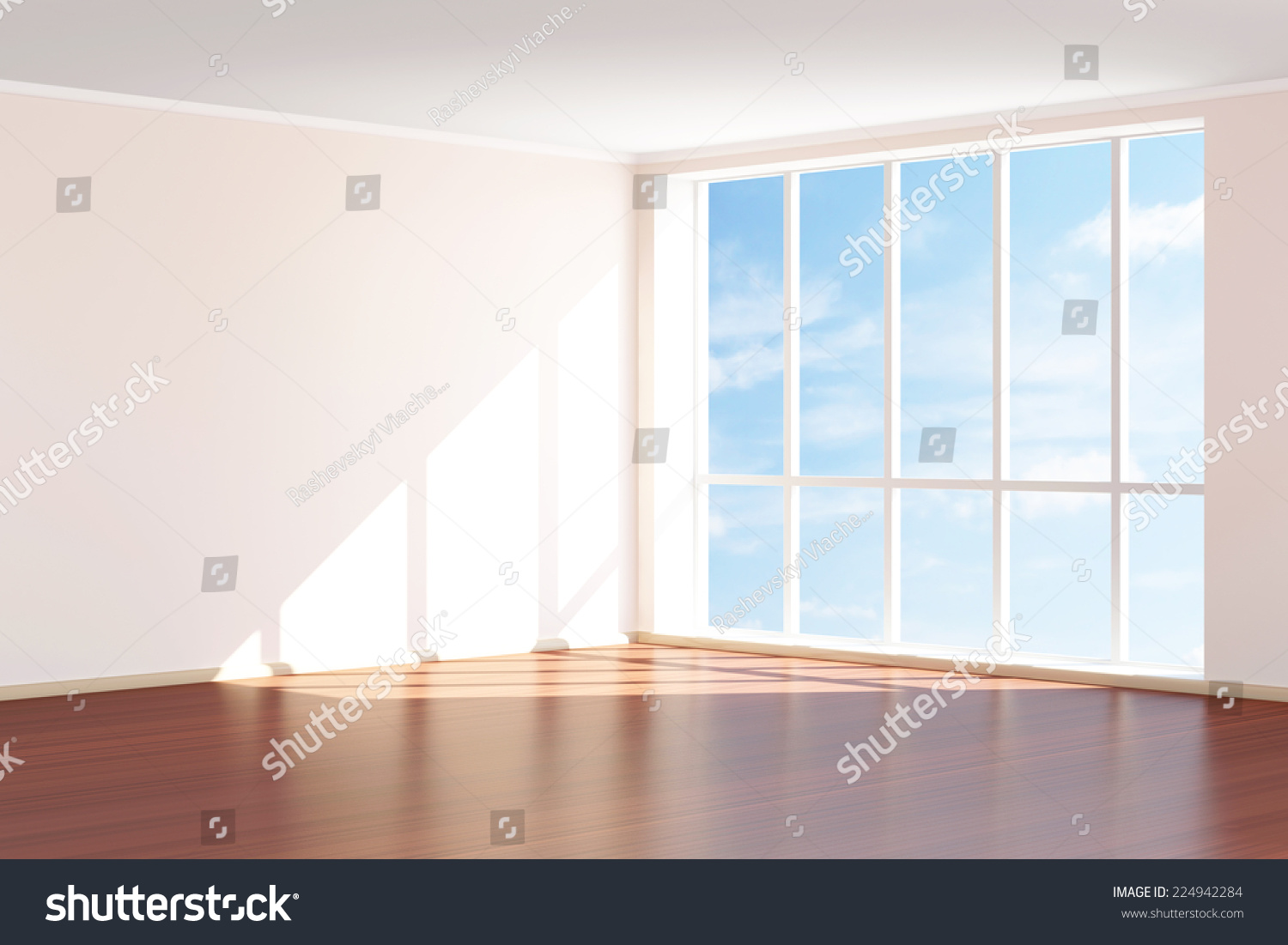 Пустая комната с окном