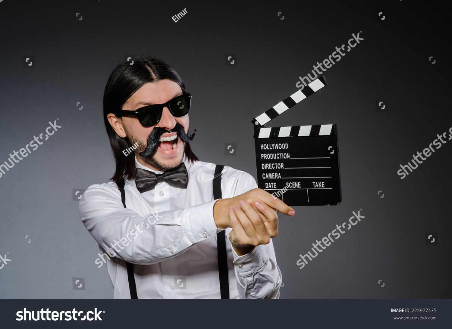 Funny Man Movie Clapboard Stock Photo 224977435 | Shutterstock