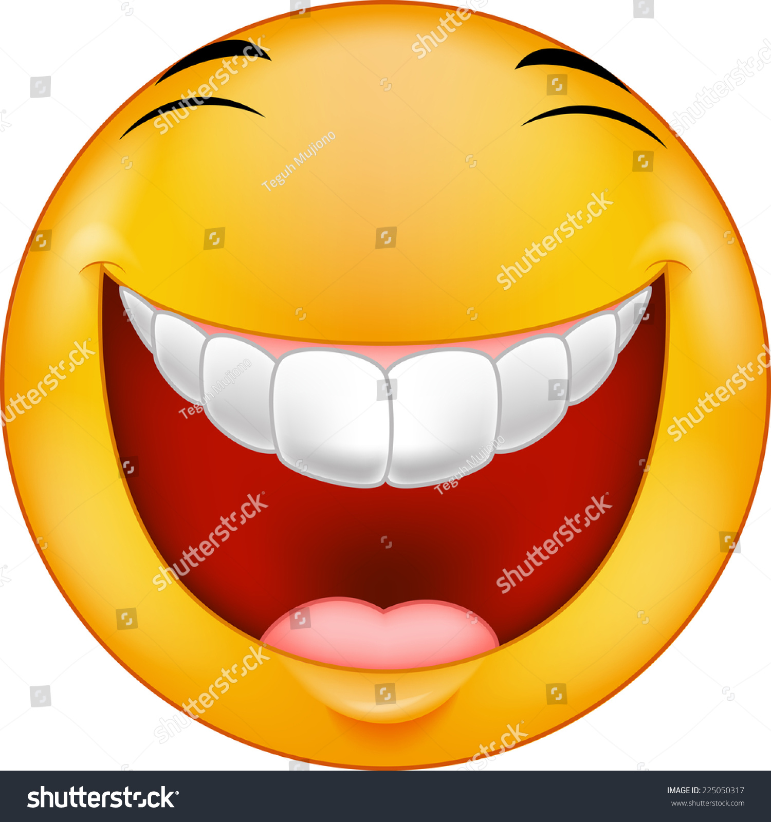 Laughing Emoticon Stock Illustration 225050317 | Shutterstock