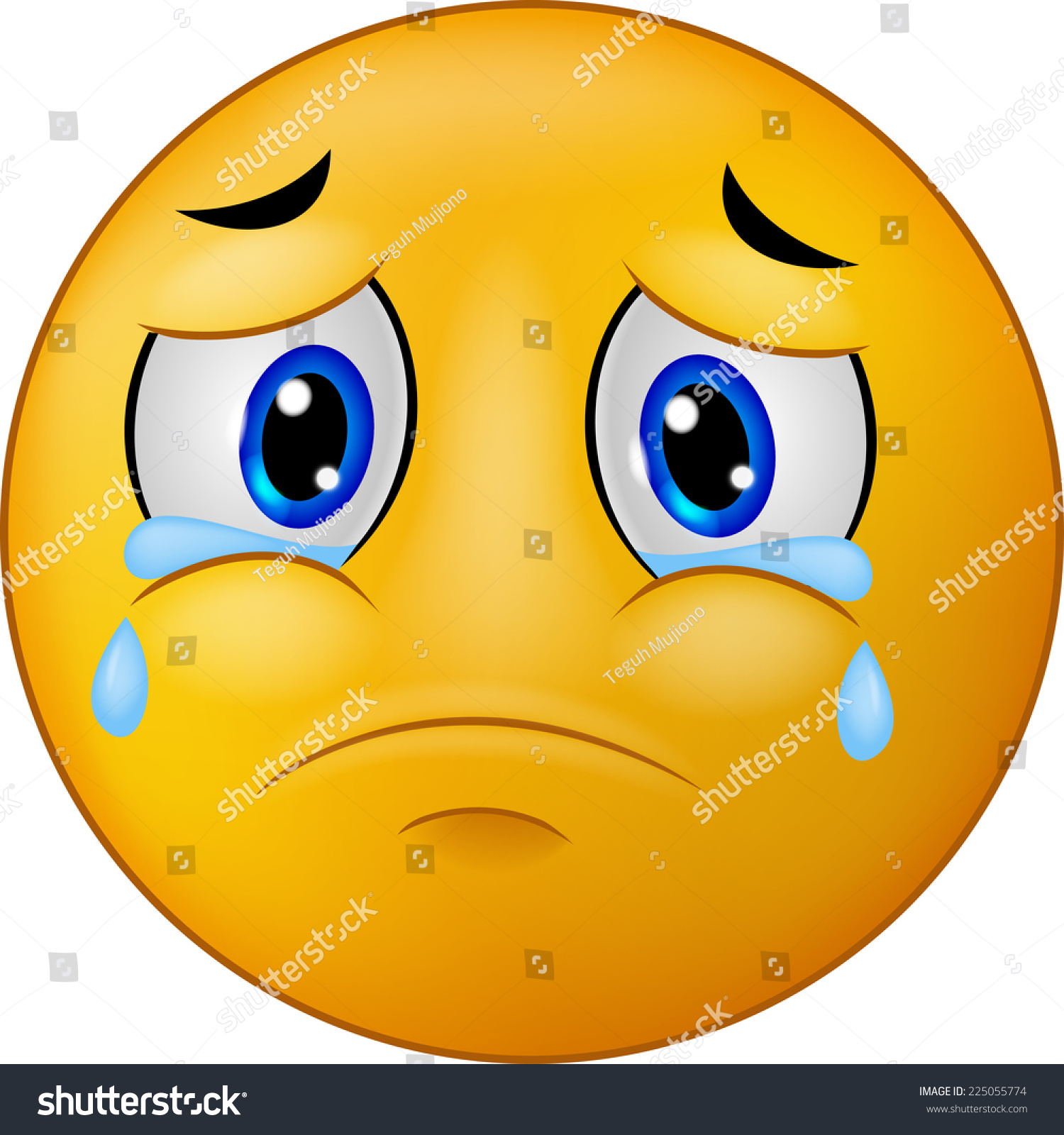 Sad Emoticon Stock Illustration 225055774 | Shutterstock