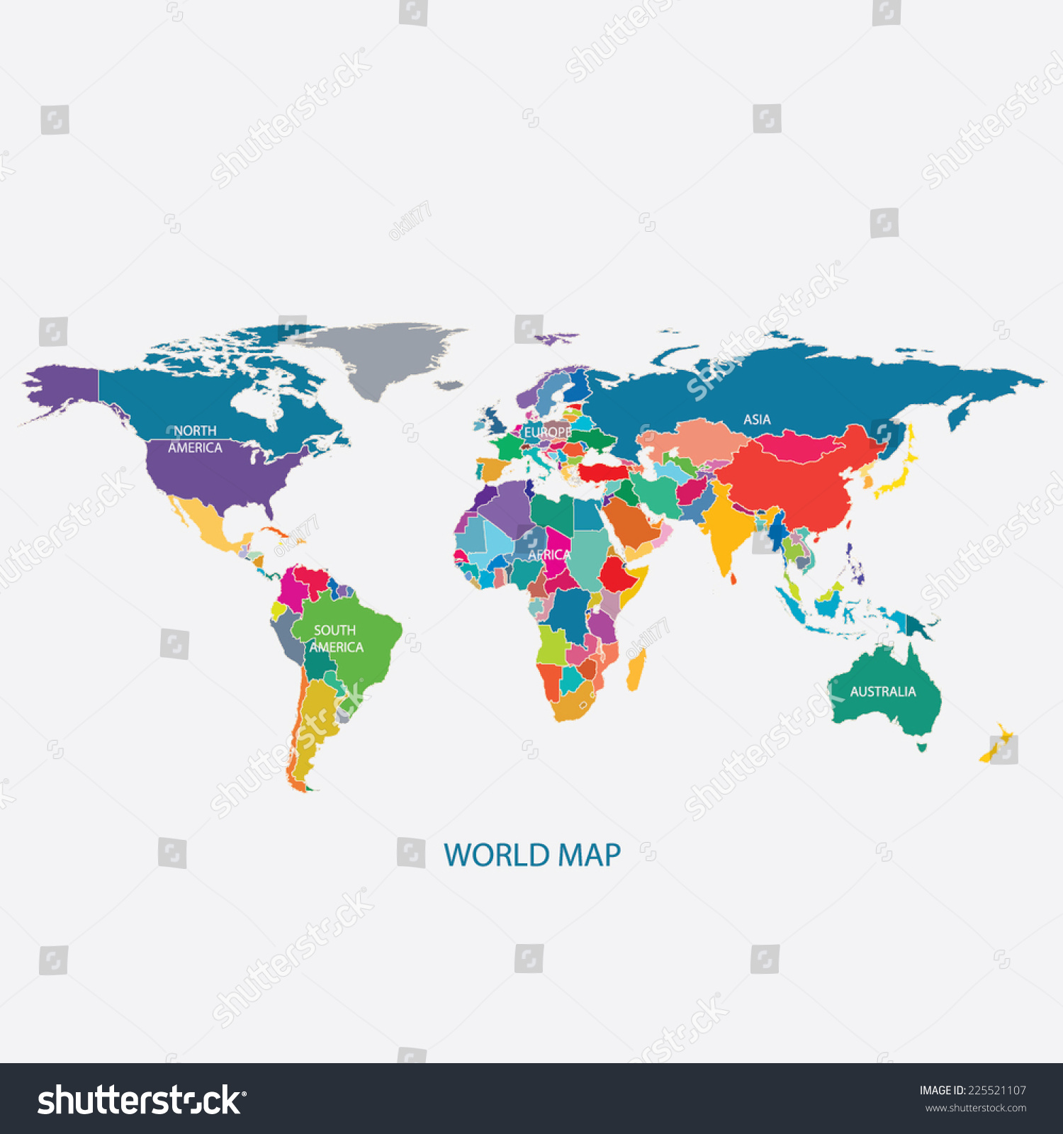 World Map Borders Illustration Vector Stock Vector (Royalty Free ...