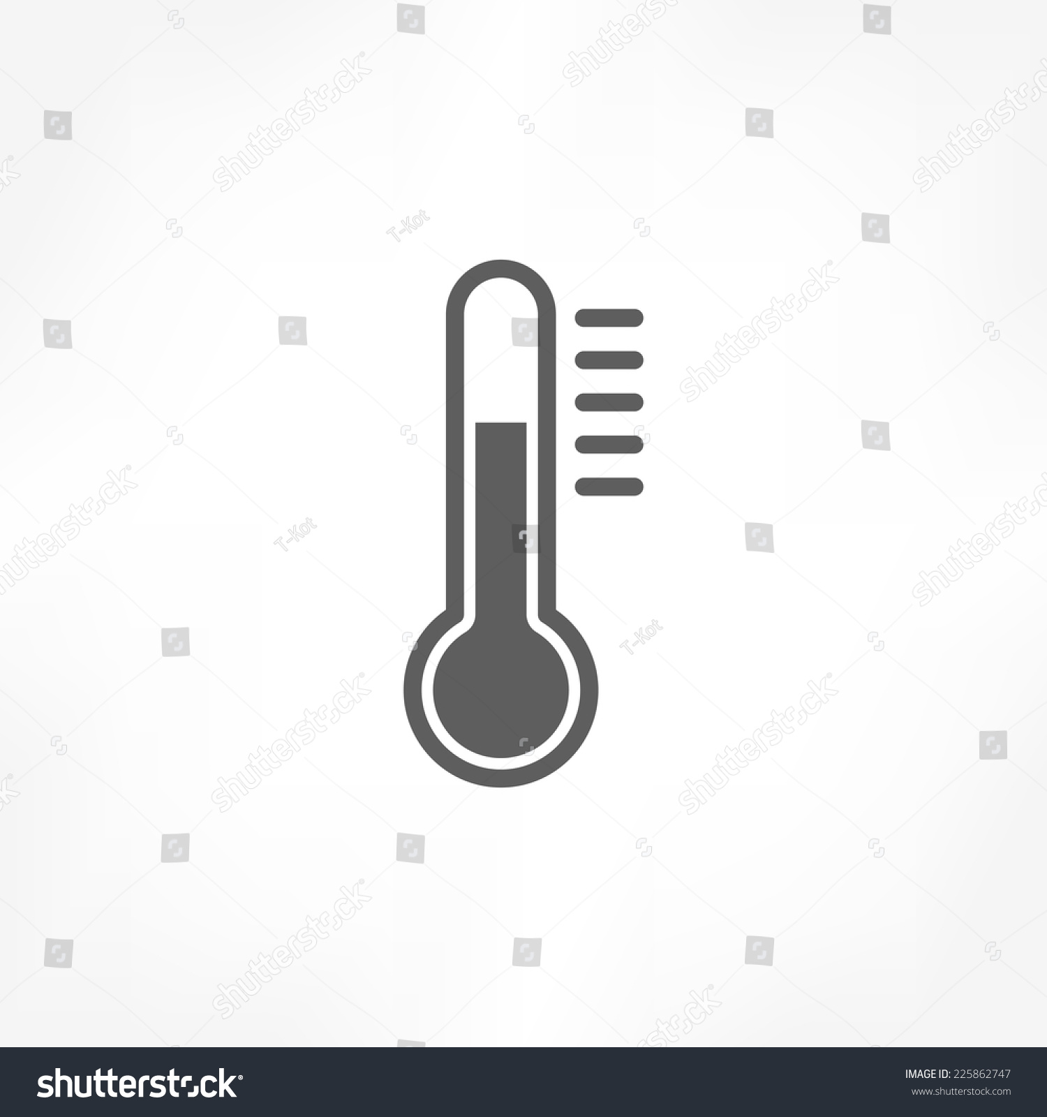 Thermometer Icon Stock Vector (Royalty Free) 225862747 | Shutterstock