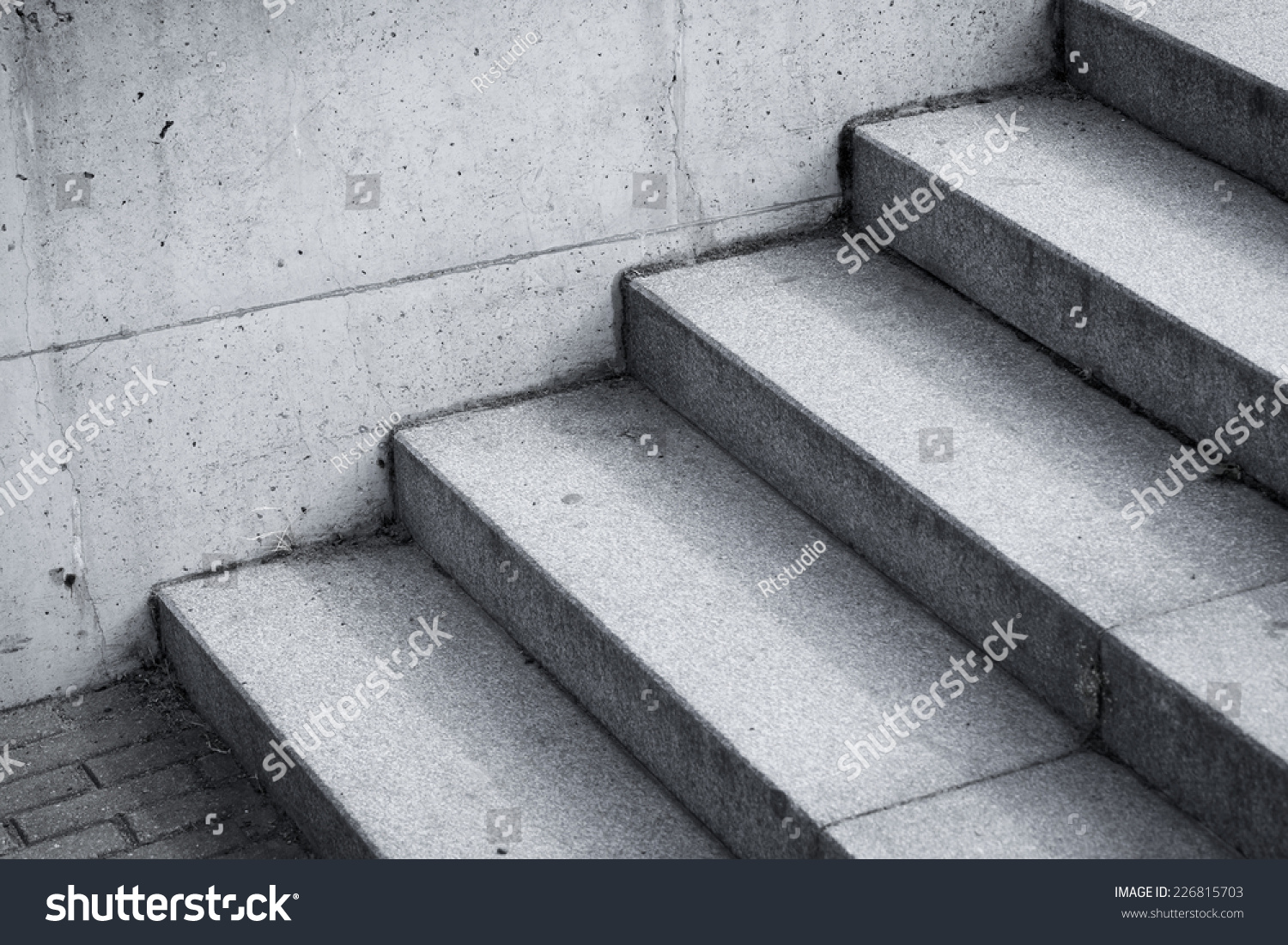 Stair Concrete Staircase Entrance Building Stock Photo 226815703 ...