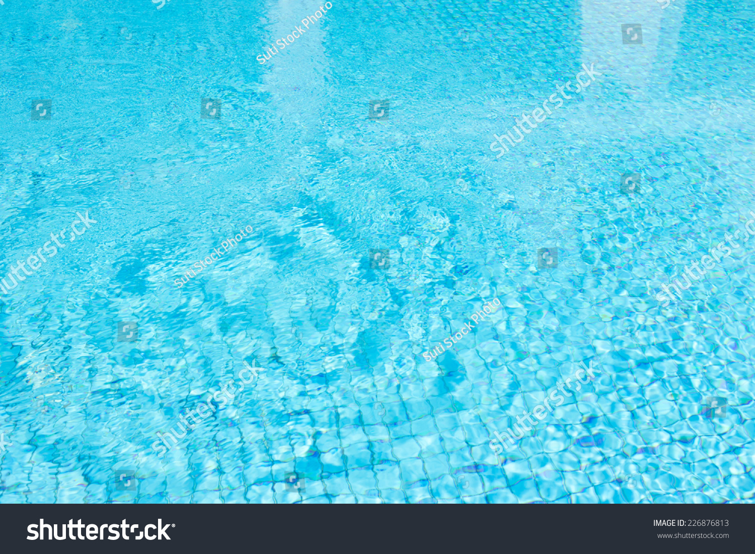 Ripple Water Blue Swimming Pool Stock Photo 226876813 | Shutterstock