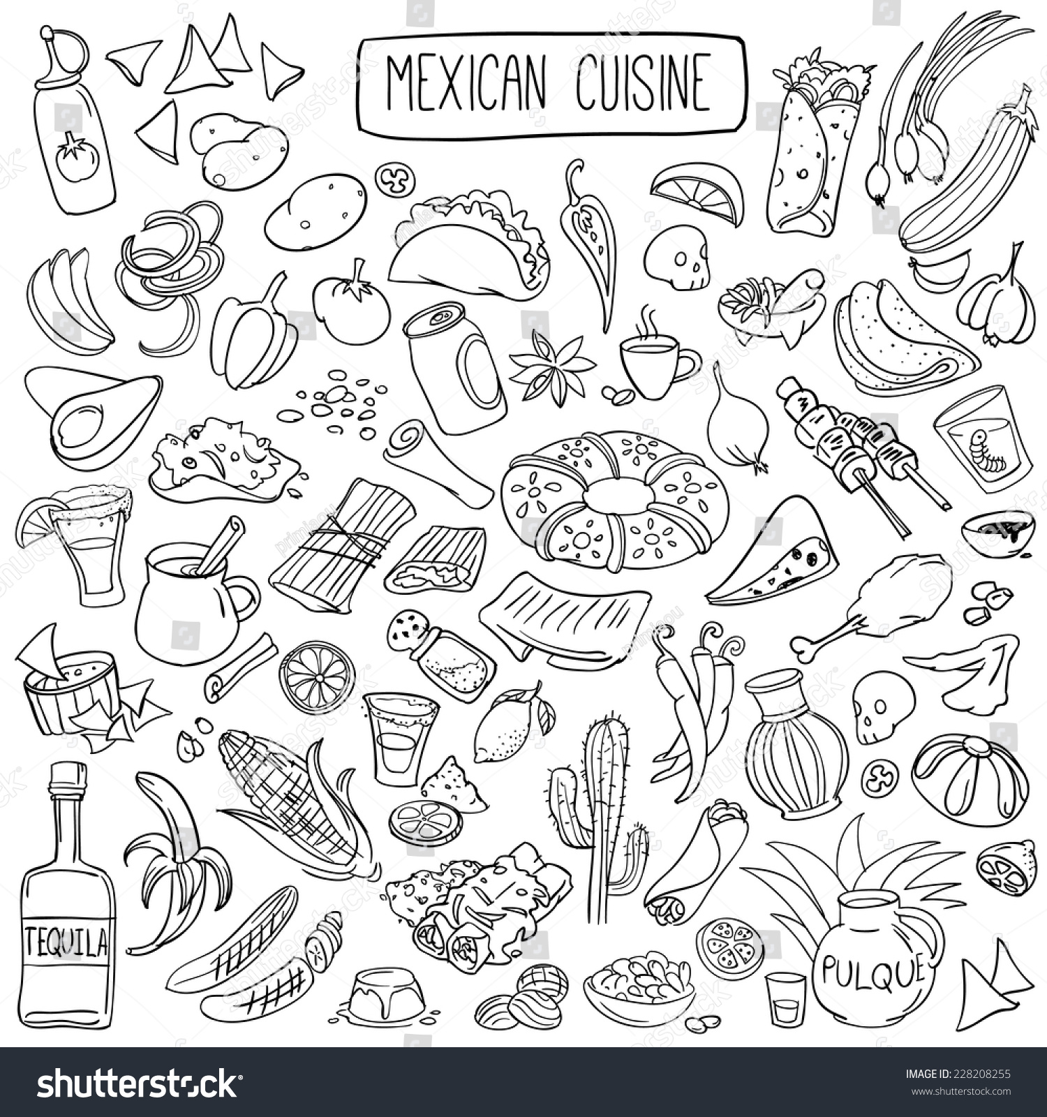 Скетч Мексиканская кухня