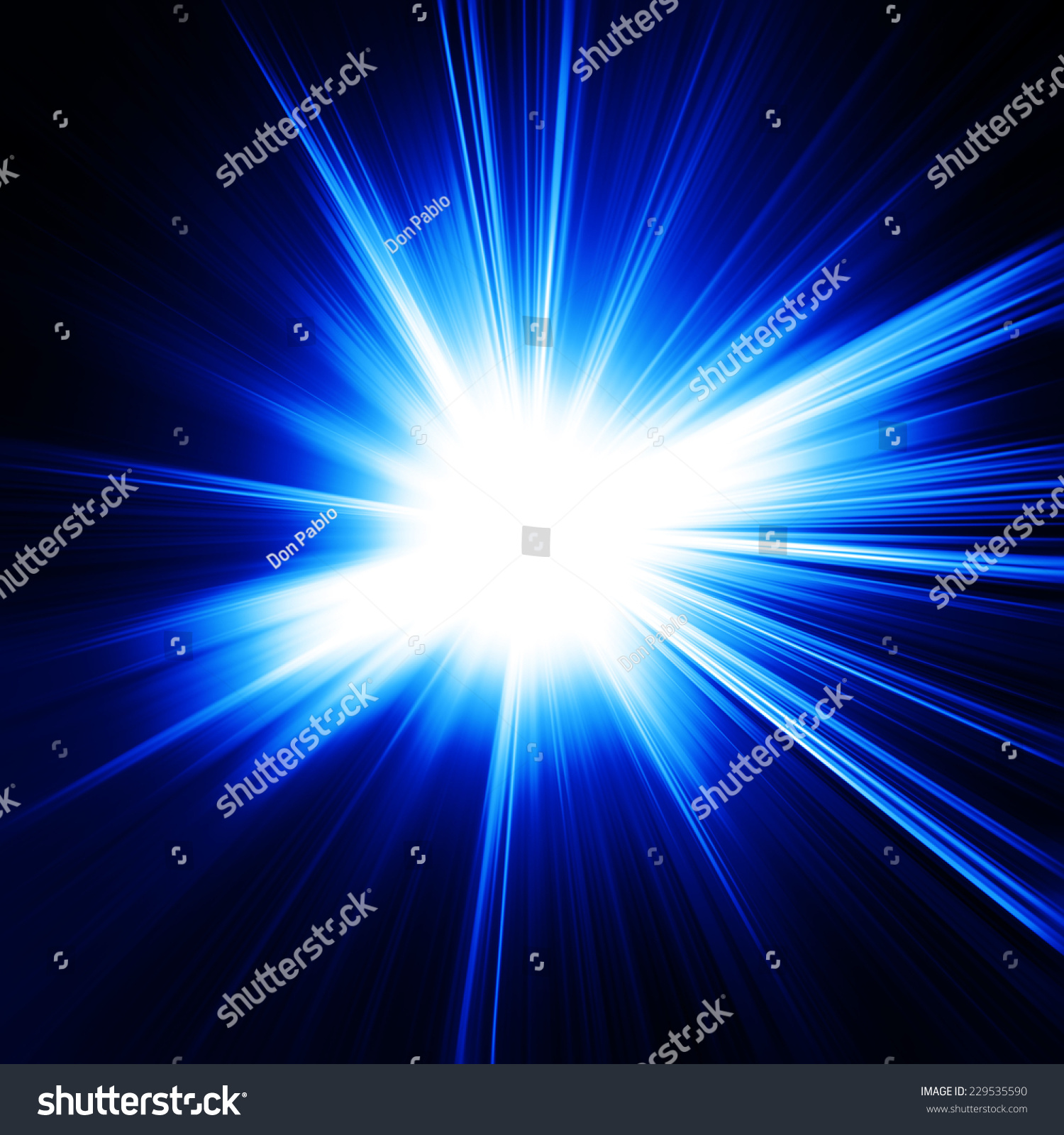 Abstract Blue Burst Background Stock Illustration 229535590 Shutterstock