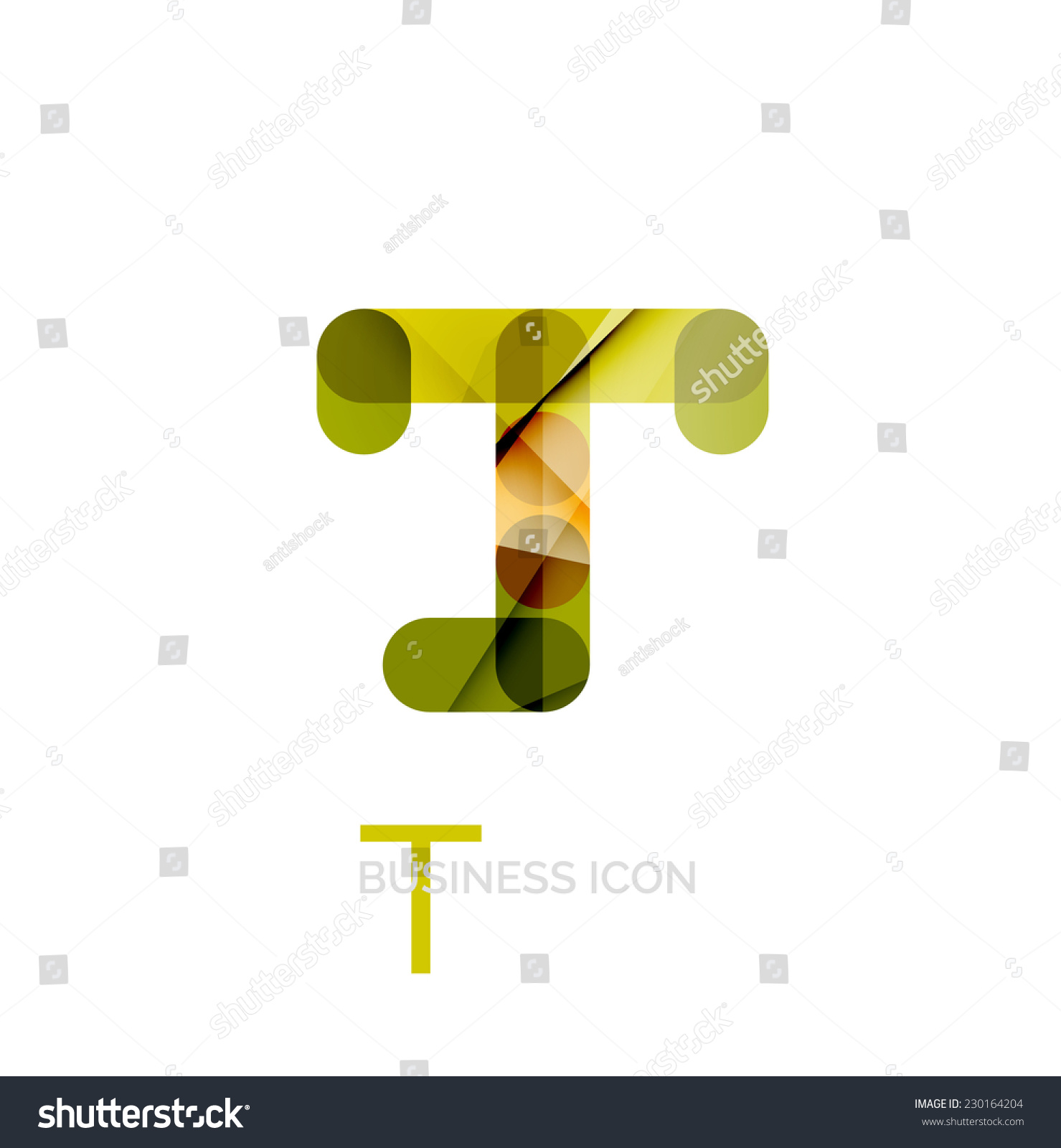 Minimal T Font Letter Logo Design Stock Vector (Royalty Free) 230164204 ...