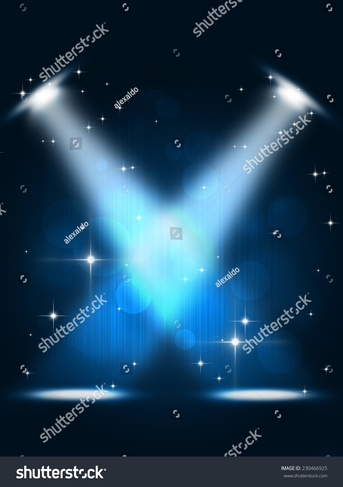 Party Spotlights Music Background Flyers Nightclub Shutterstock