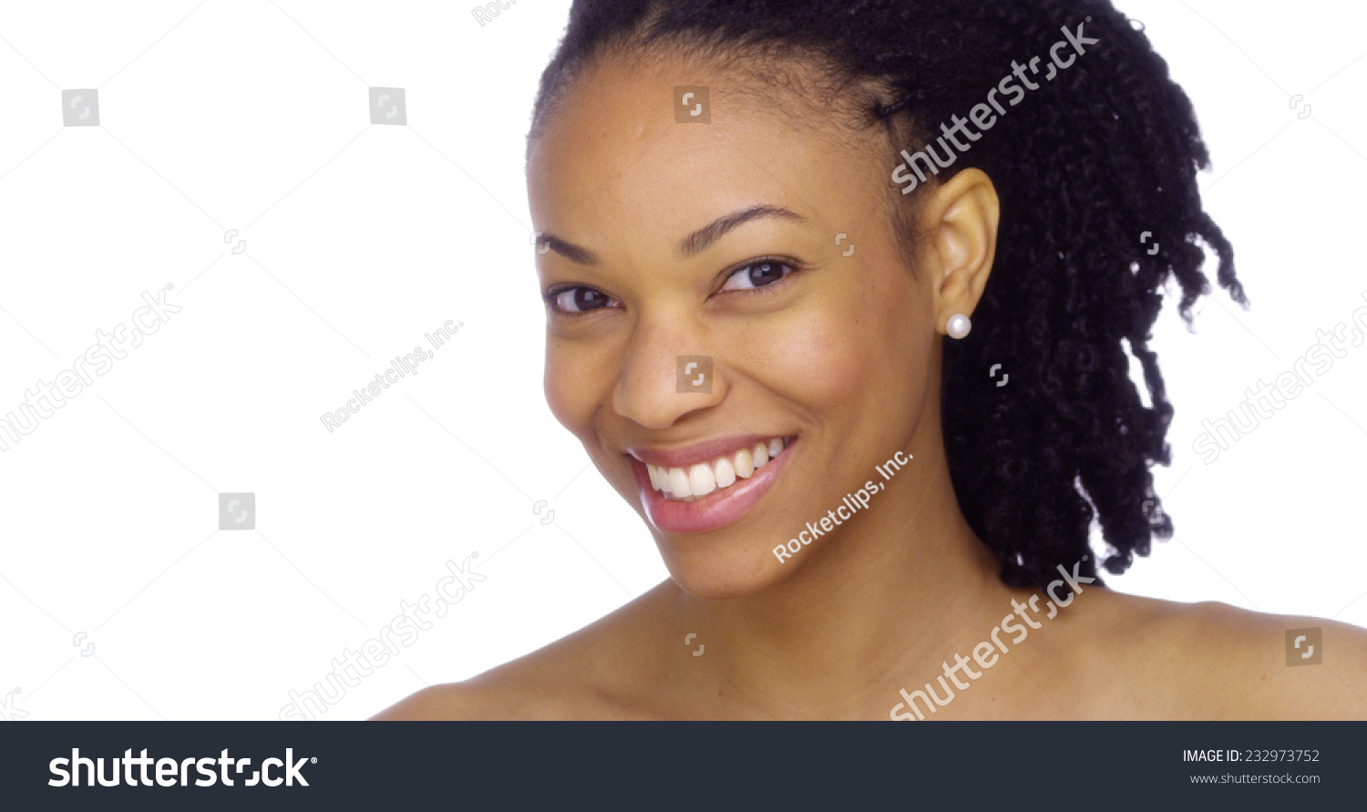 Beautiful Black Woman Showing Off Her Stock Photo 232973752 | Shutterstock