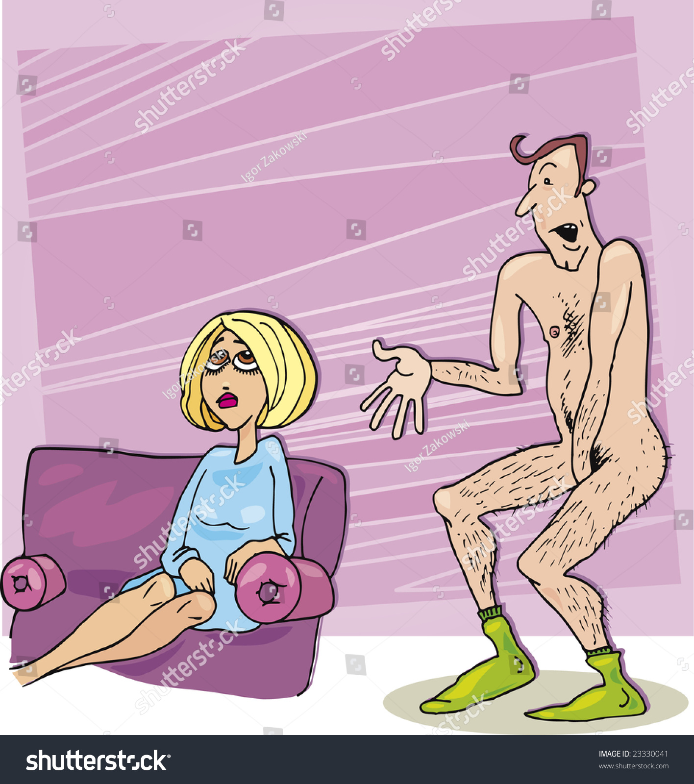Cartoon Naked Picture
