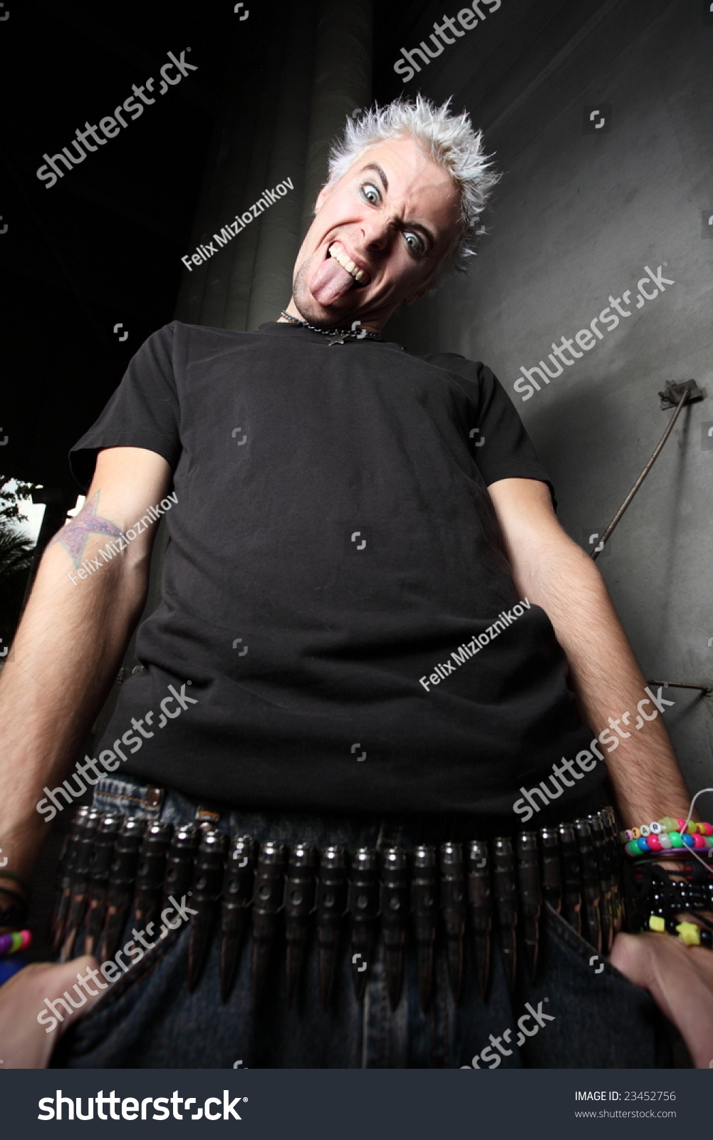 Man Making Satanic Facial Expression Stock Photo 23452756 | Shutterstock