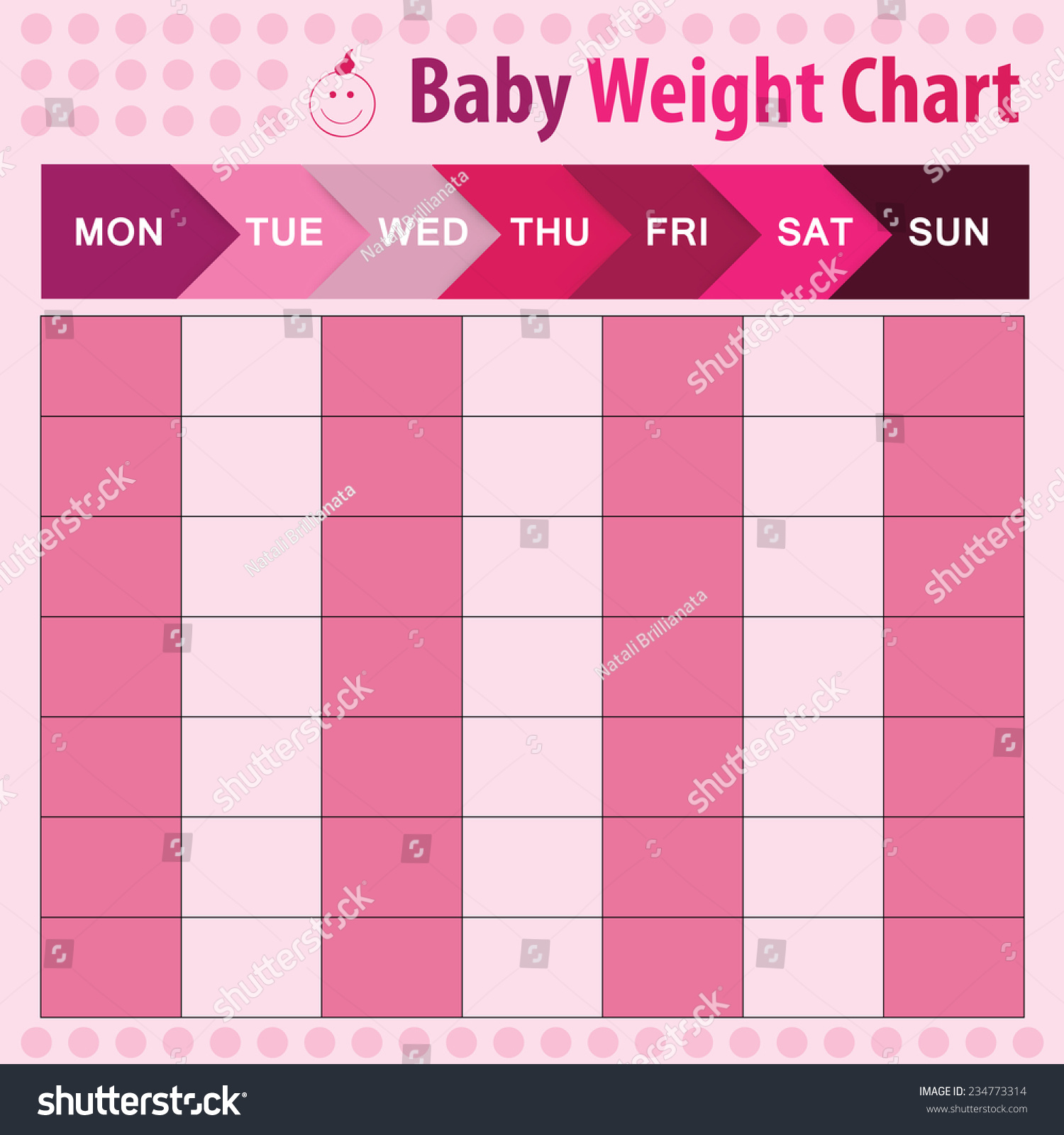 baby-weight-chart-mom-vector-illustration-stock-vector-royalty-free