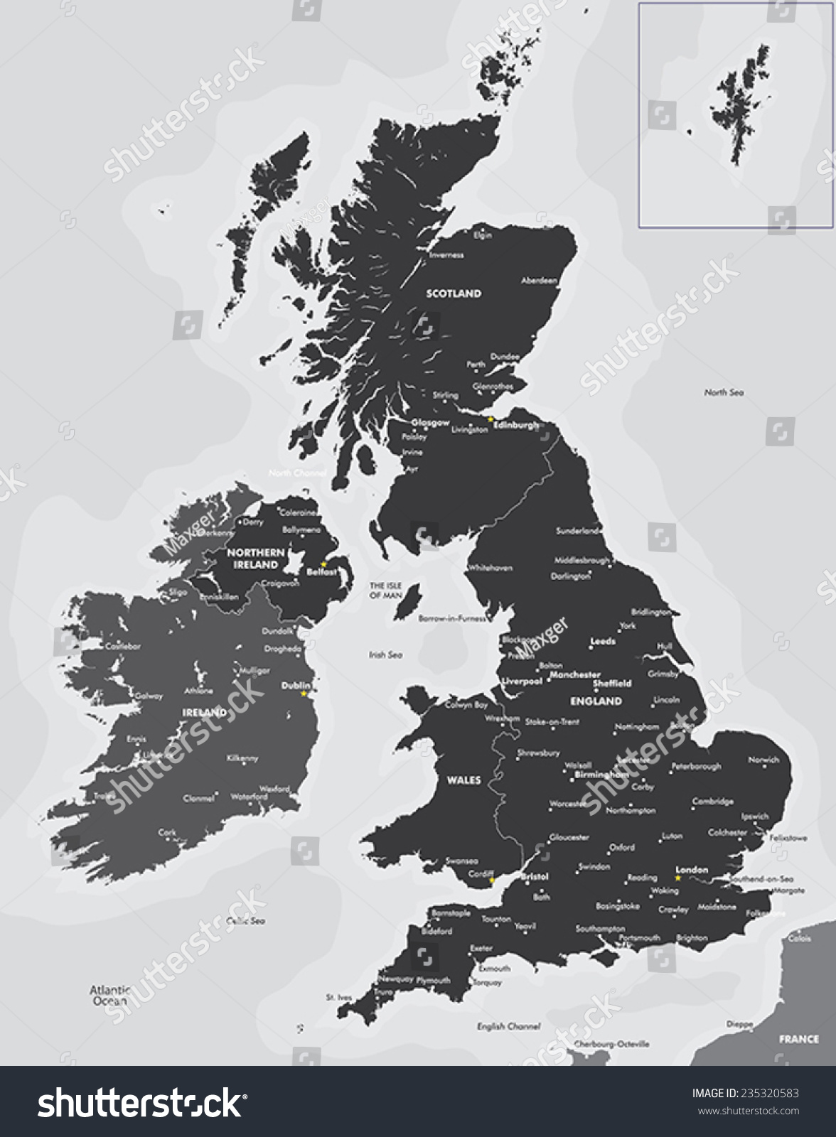 Карта великобритании раскраска