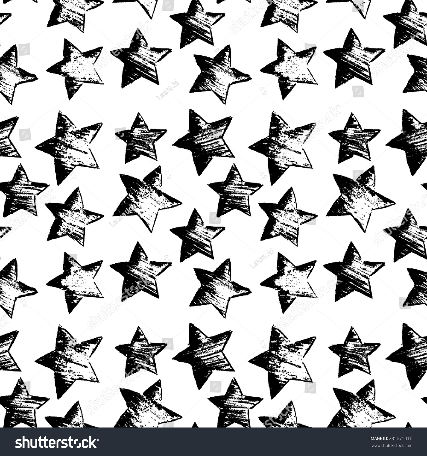 Star Pattern Stock Vector (Royalty Free) 235671016 | Shutterstock