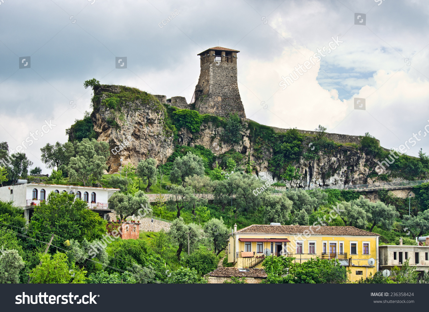 Scene Kruja Castle Near Tirana Albania Stock Photo 236358424 | Shutterstock