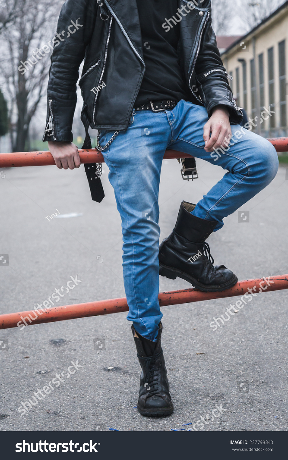 guy in boots