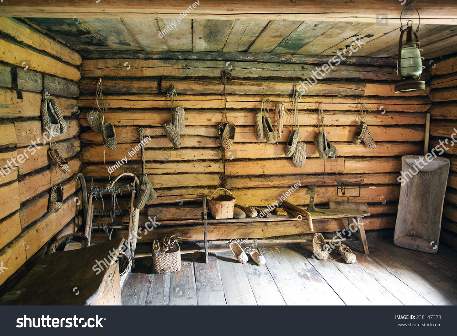 Old Traditional Russian Room Interior Stock Photo 238147378 | Shutterstock