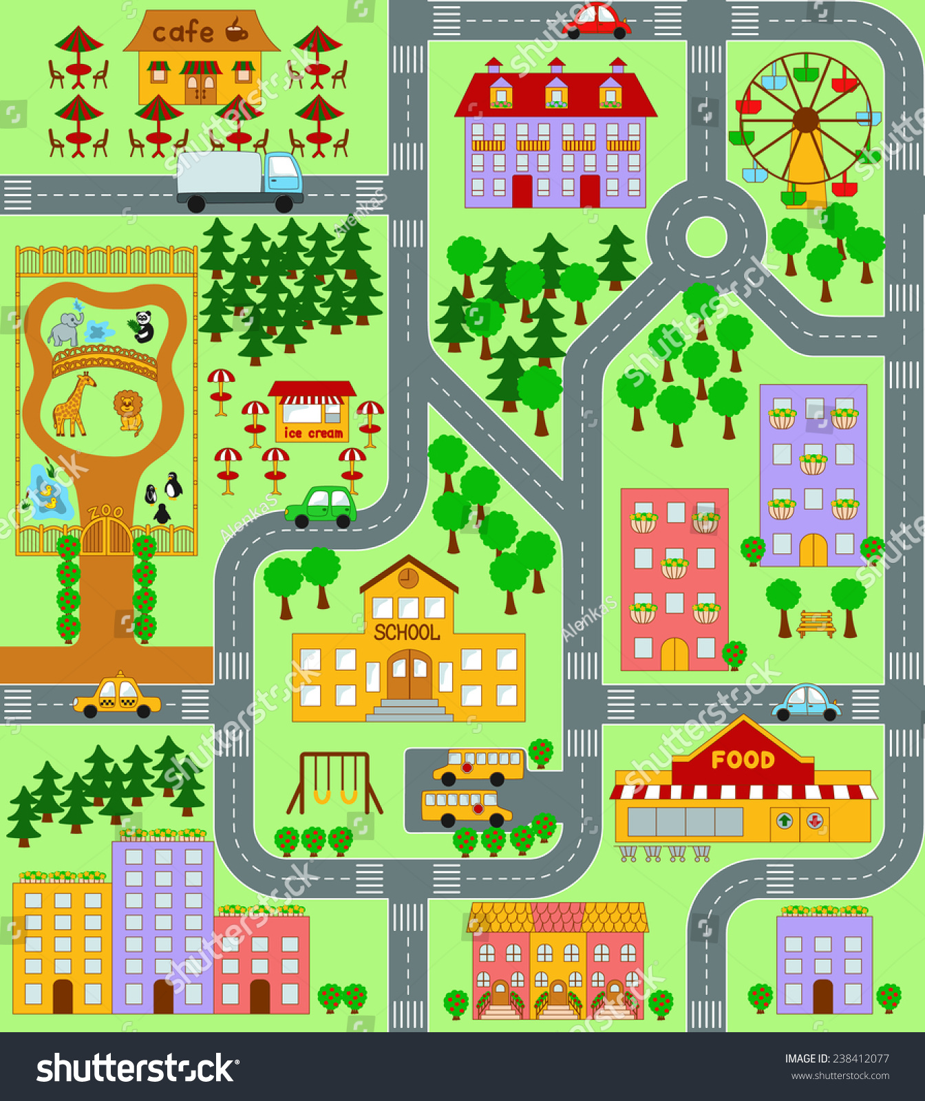план улицы картинки
