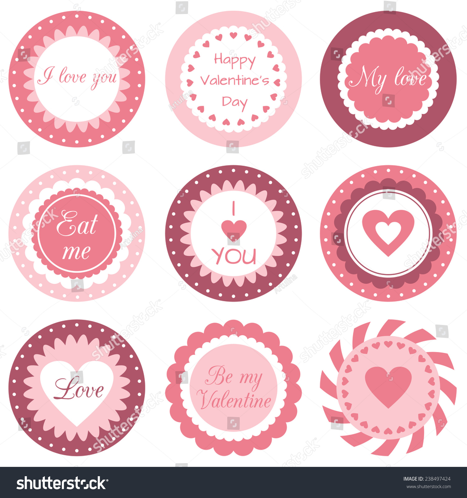 cupcake-toppers-valentines-day-stock-vector-royalty-free-238497424