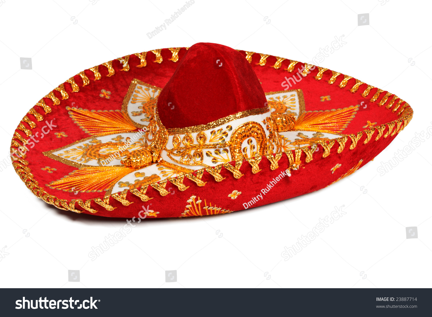 red mexican sombrero