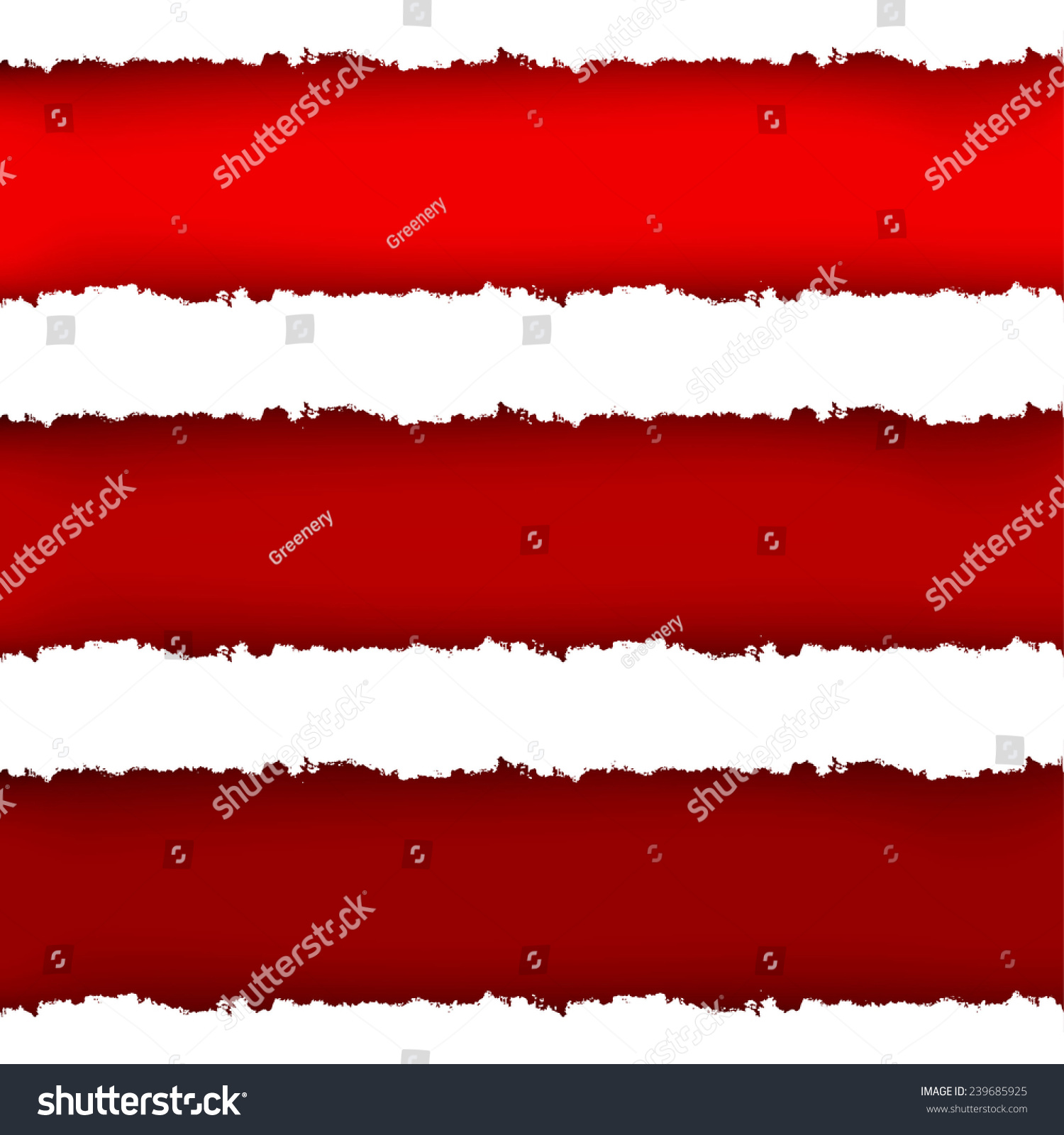 Set Three Red Stripes Transitions Edges Stock Vector (Royalty Free ...