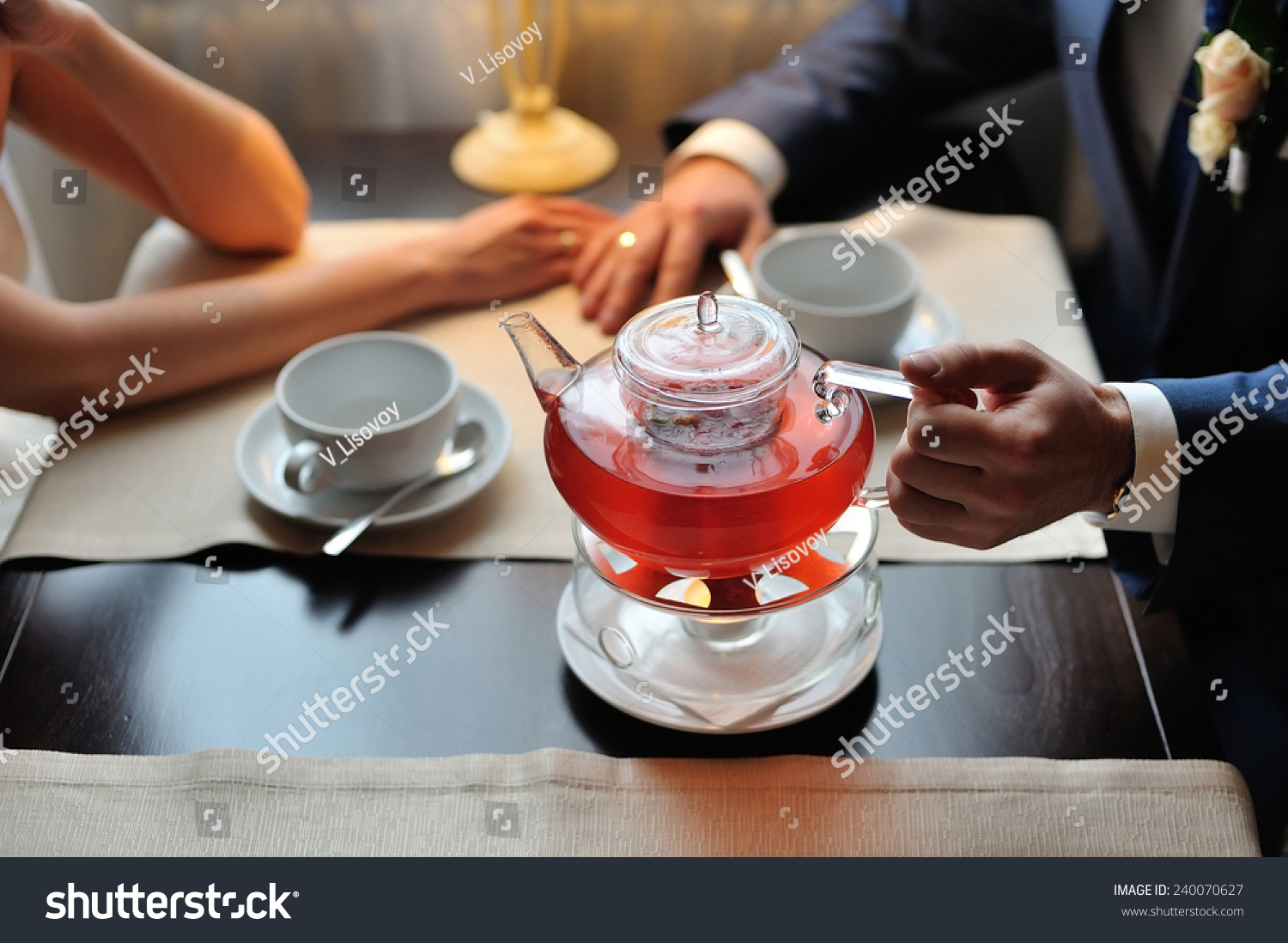 Чайная церемония в кафе