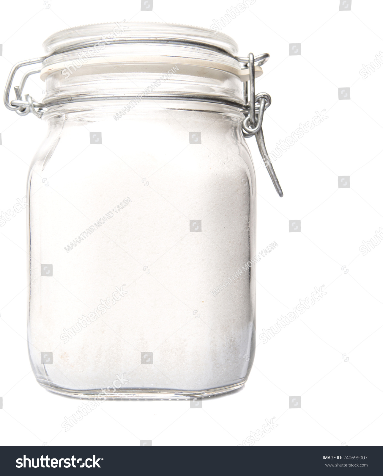 Granulated Sugar Glass Jar Container Stock Photo 240699007 | Shutterstock