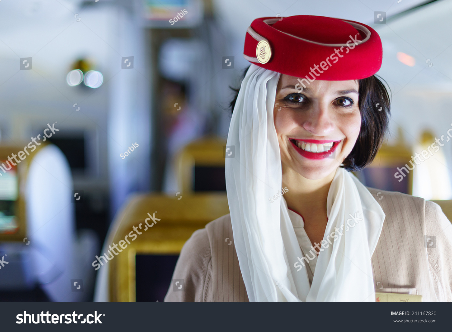 Dubai Feb 13 Emirates Crew Member Stock Photo 241167820 | Shutterstock