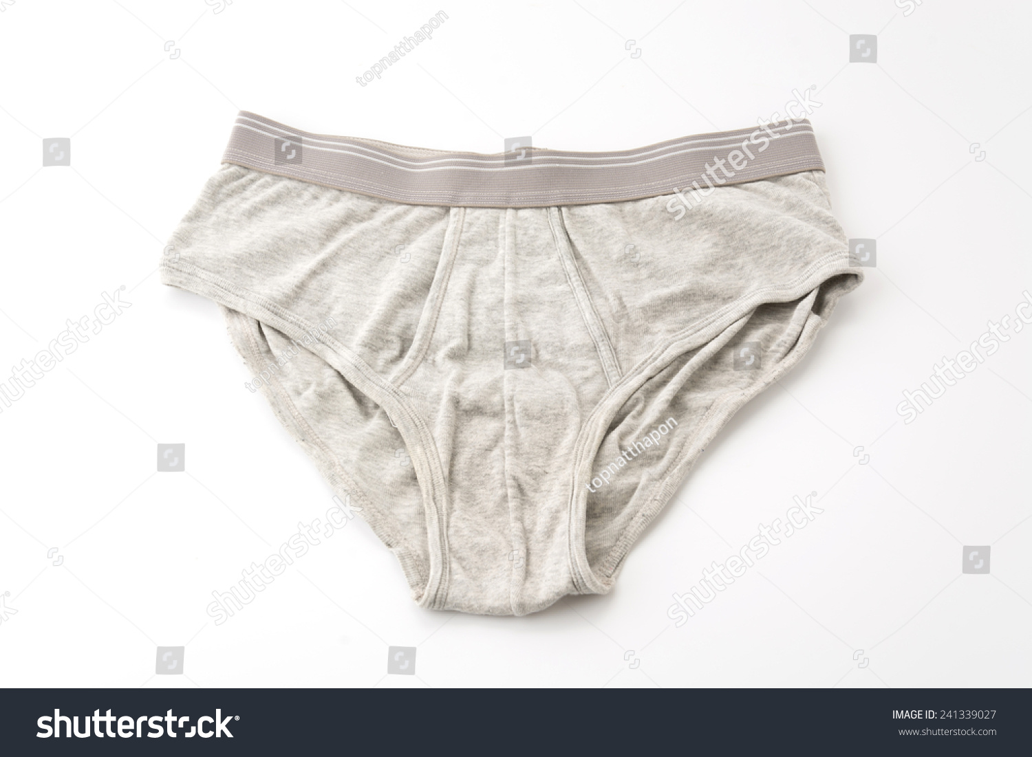 Men Underwear Isolated On White Background Stock Photo 241339027 ...